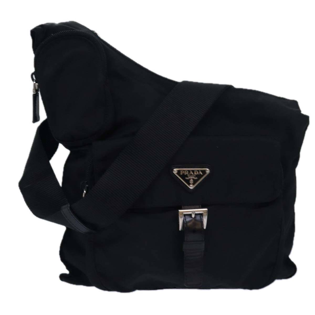 Black Tessuto Crossbody