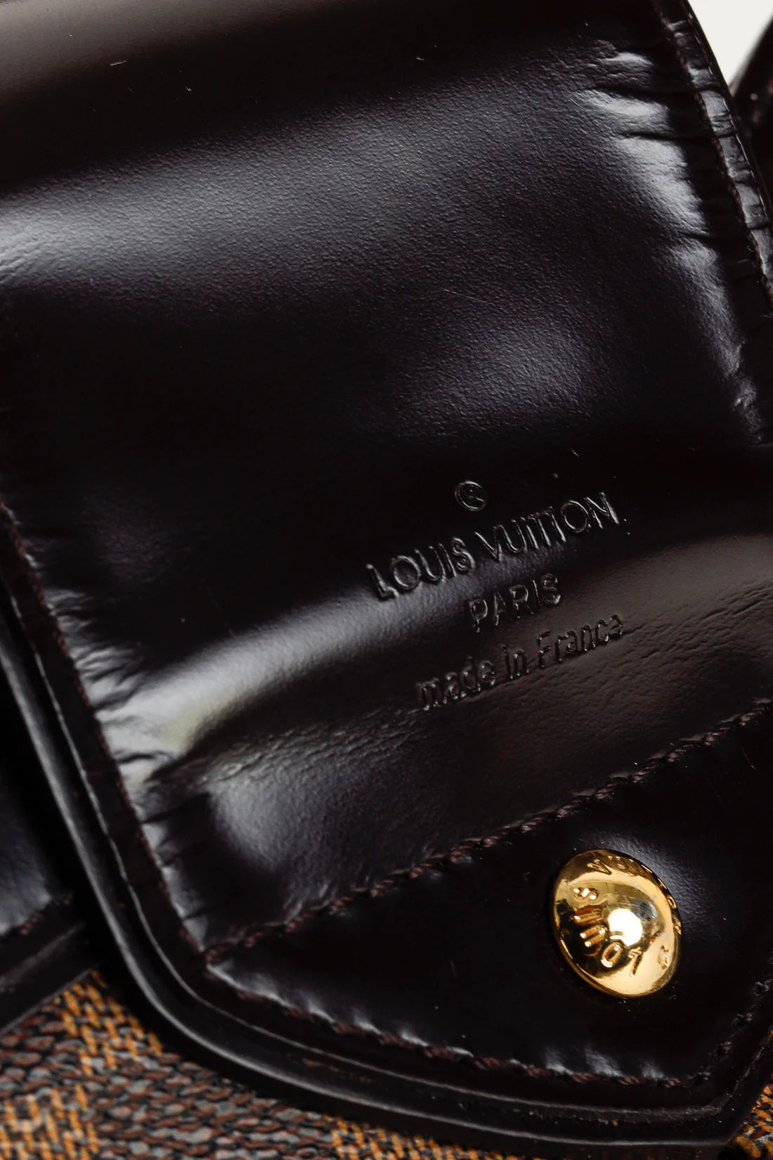 Brown Damier Ebene Sistina PM Double Handle Bag