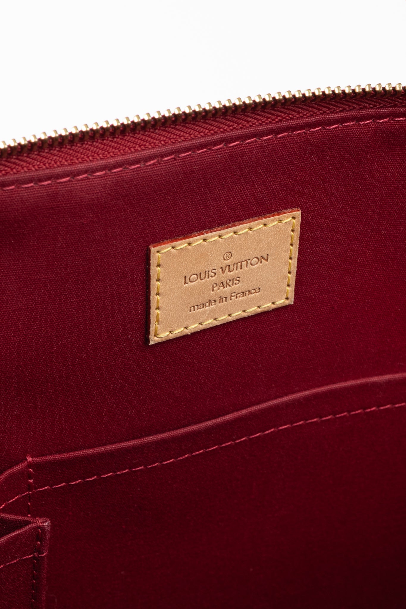 Bellevue GM Pomme D'Amour Monogram Vernis Leather Tote