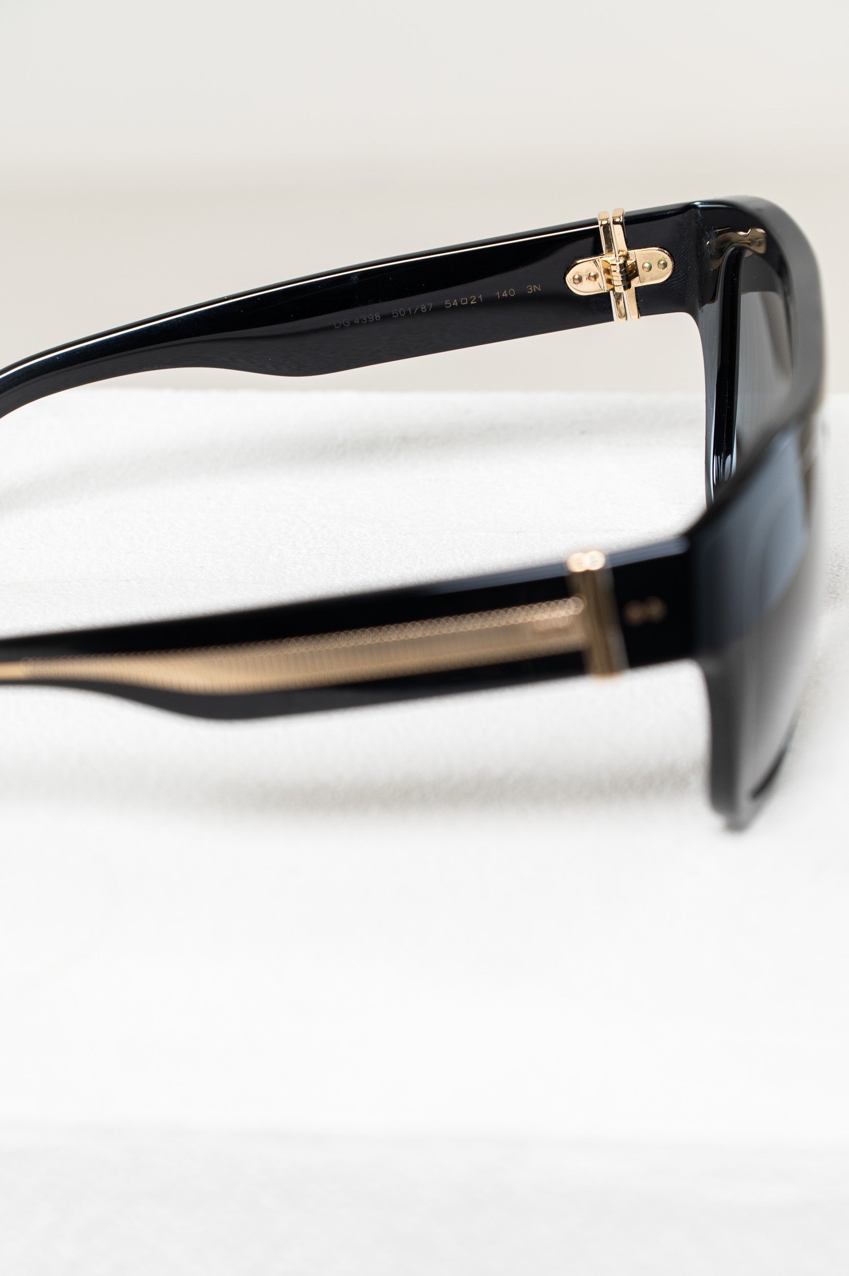 Black and Gold Chunky Sunglasses