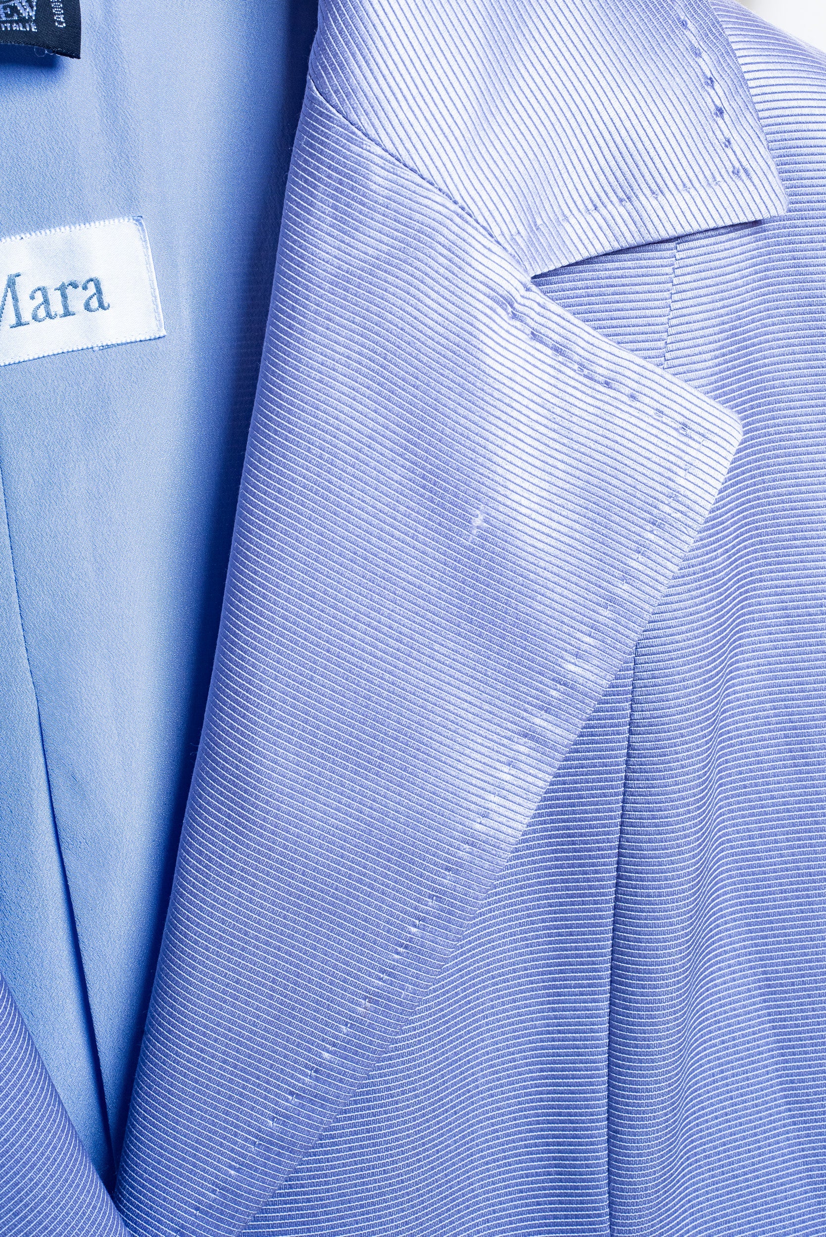 Lilac Silky Blazer and Skirt Set