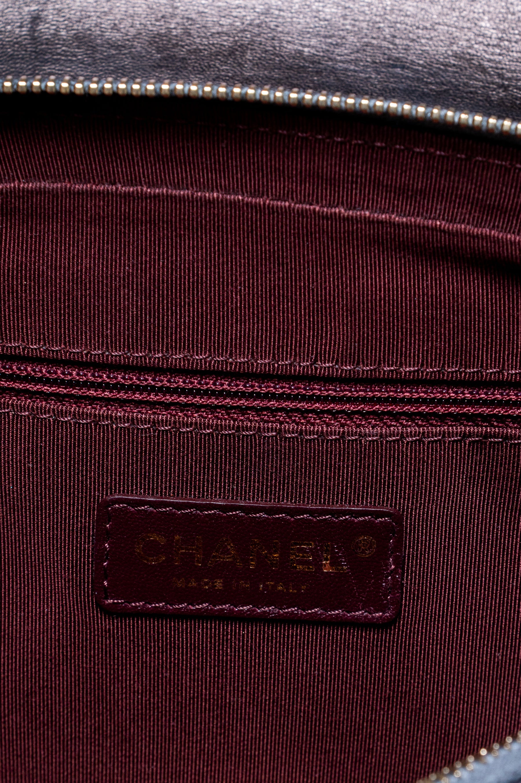 Black Chevron Flap Shoulder Bag