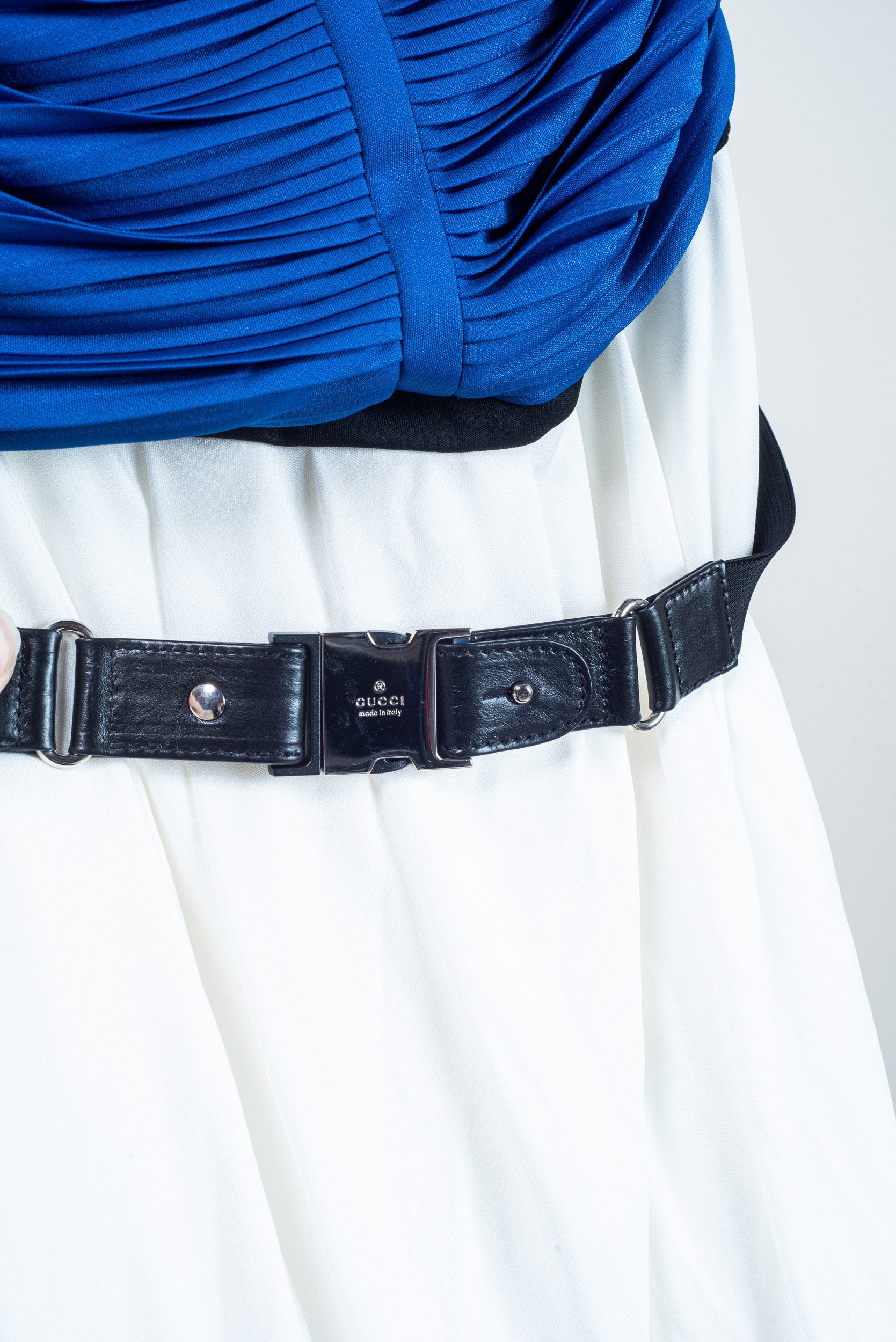 Vintage Stretch Mini Dress w/ Belt