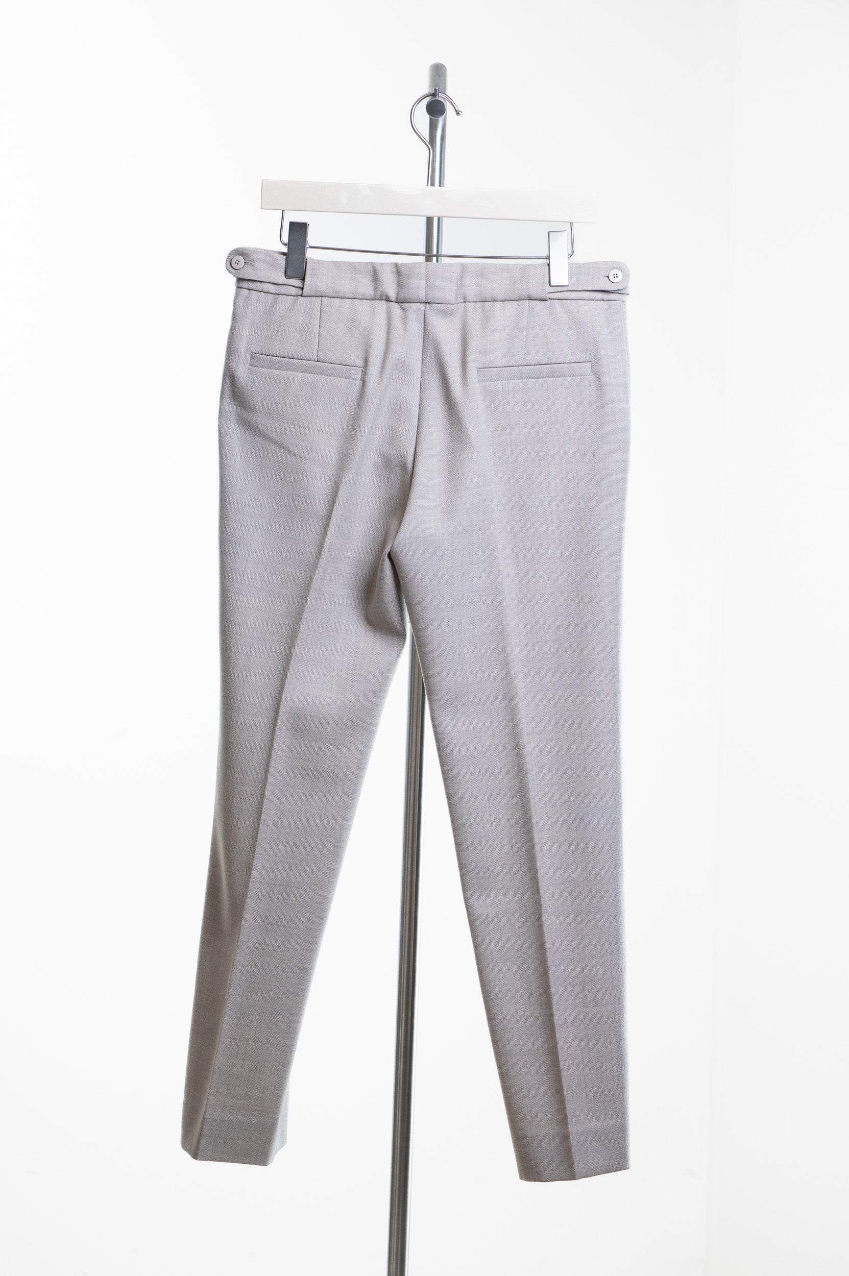 Beige Wool Trouser