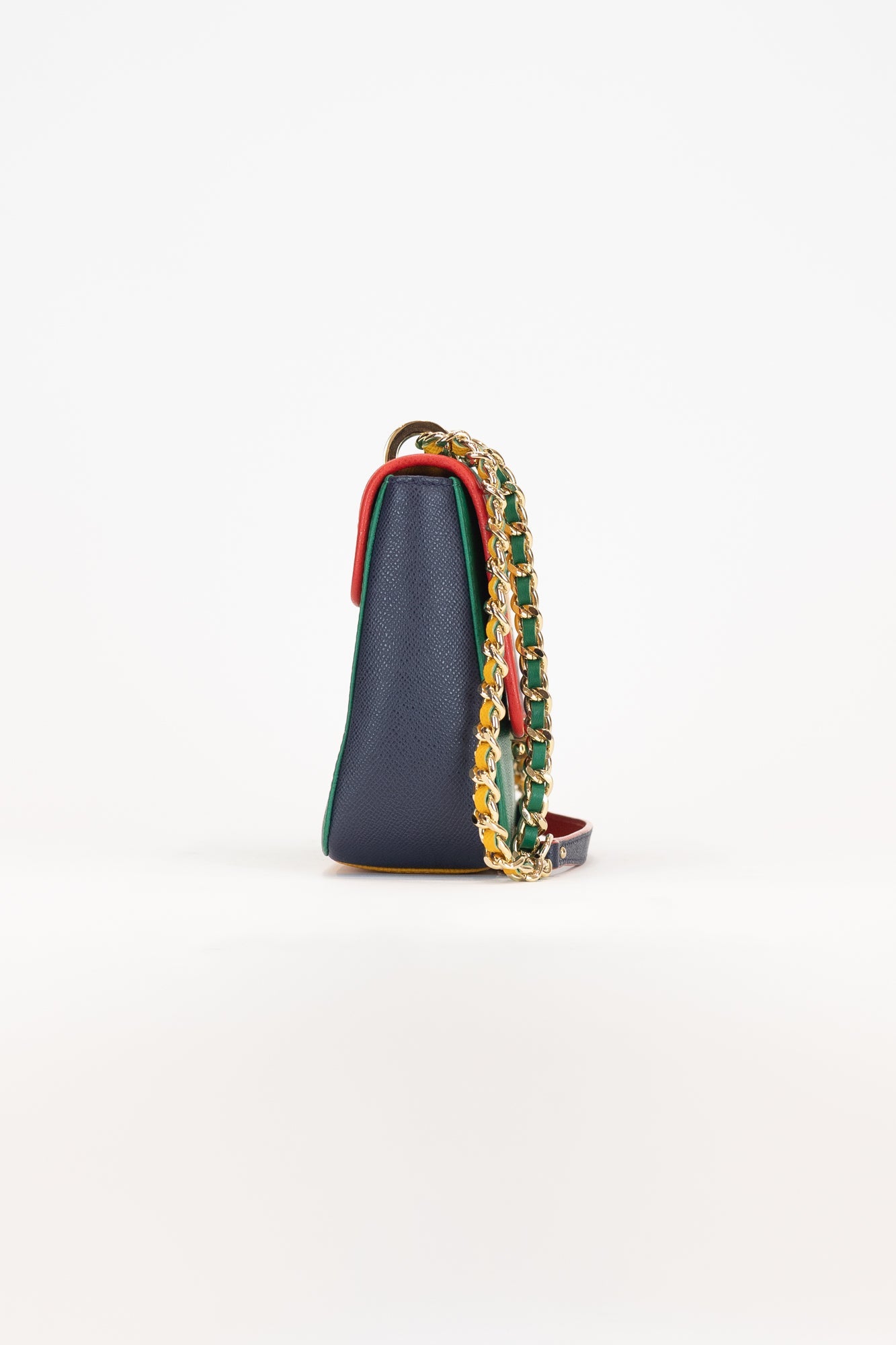 Green Block Colour Patchwork Crossbody