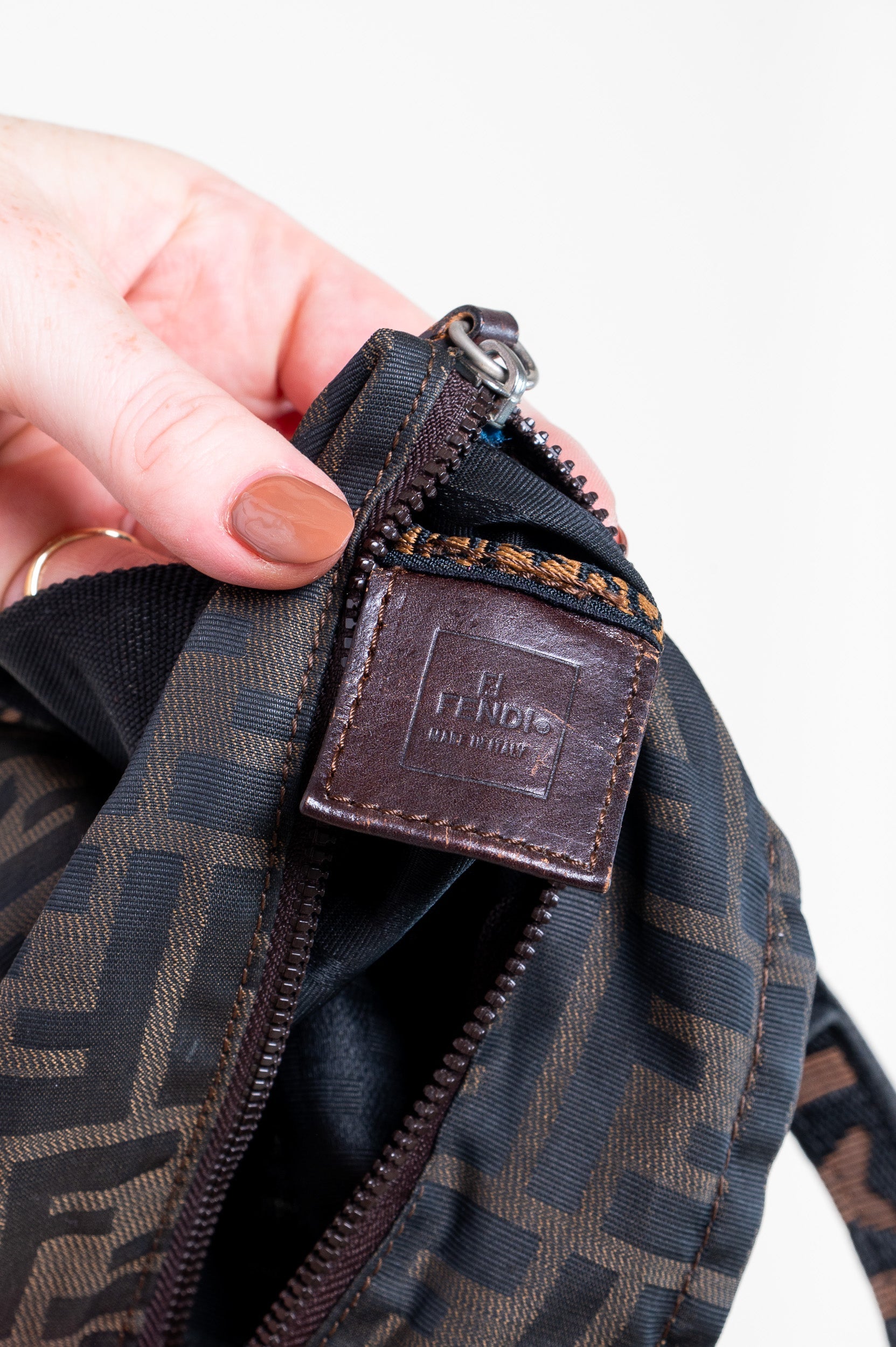 Vintage Small Zucca Print Bag