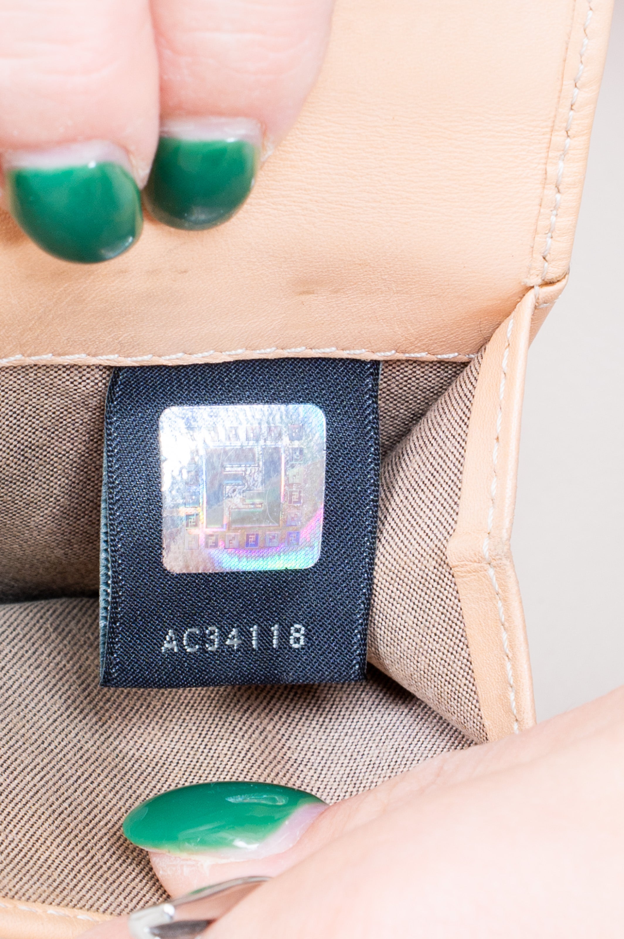 Vintage Zucca Flap Wallet with Logo