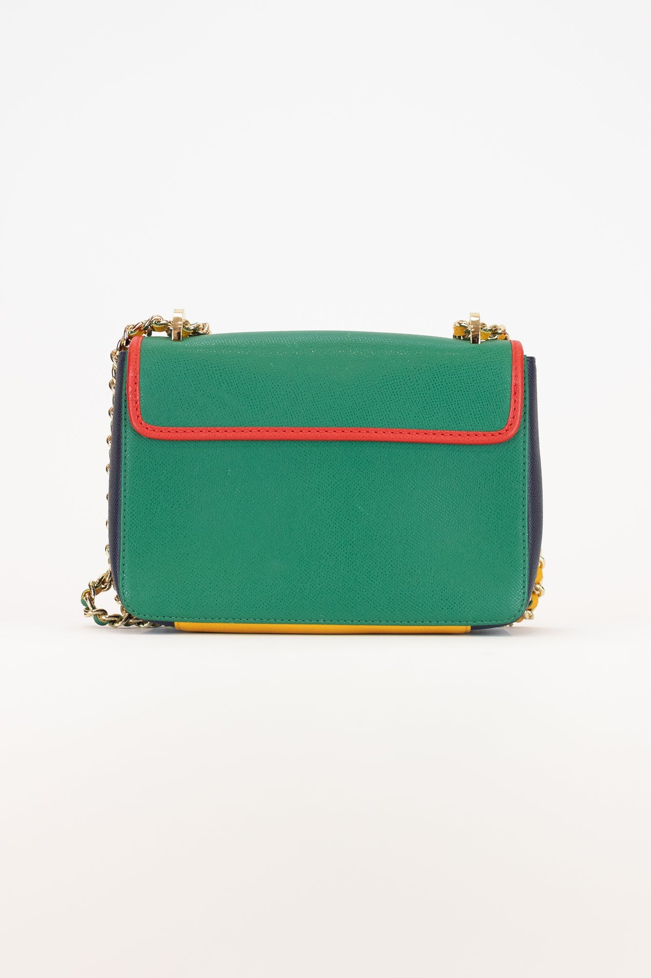 Green Block Colour Patchwork Crossbody
