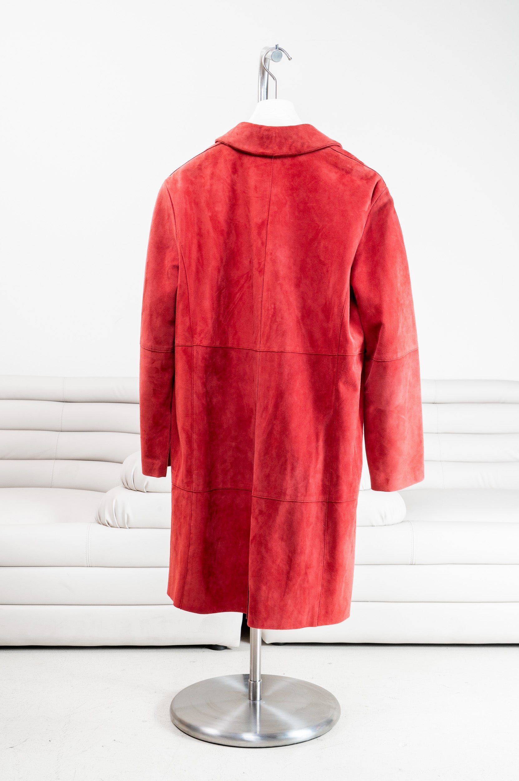 Brick Suede-like Coat