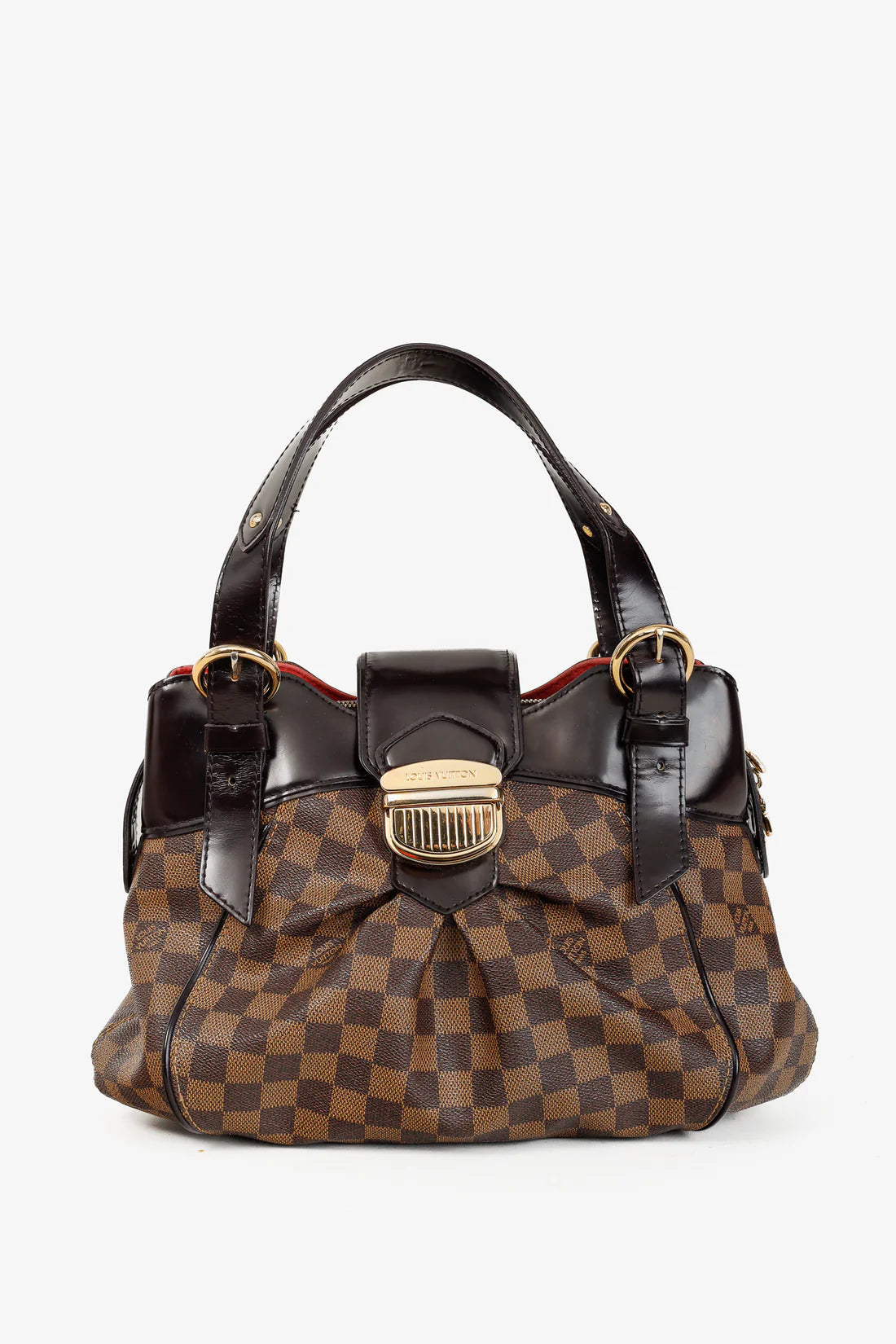 Brown Damier Ebene Sistina PM Double Handle Bag