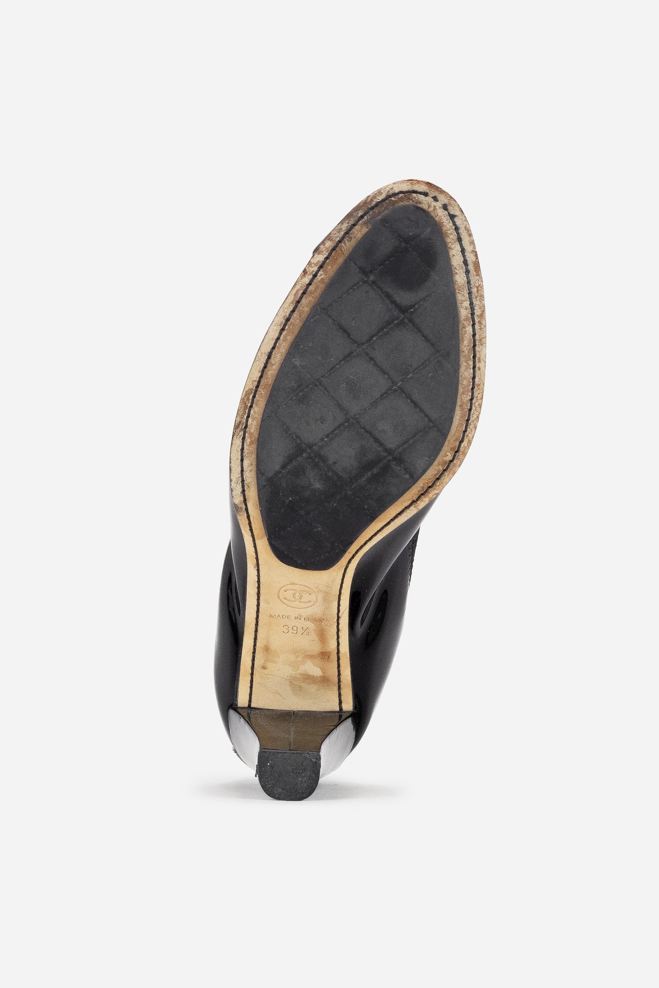 Black Patent Leather CC Pumps