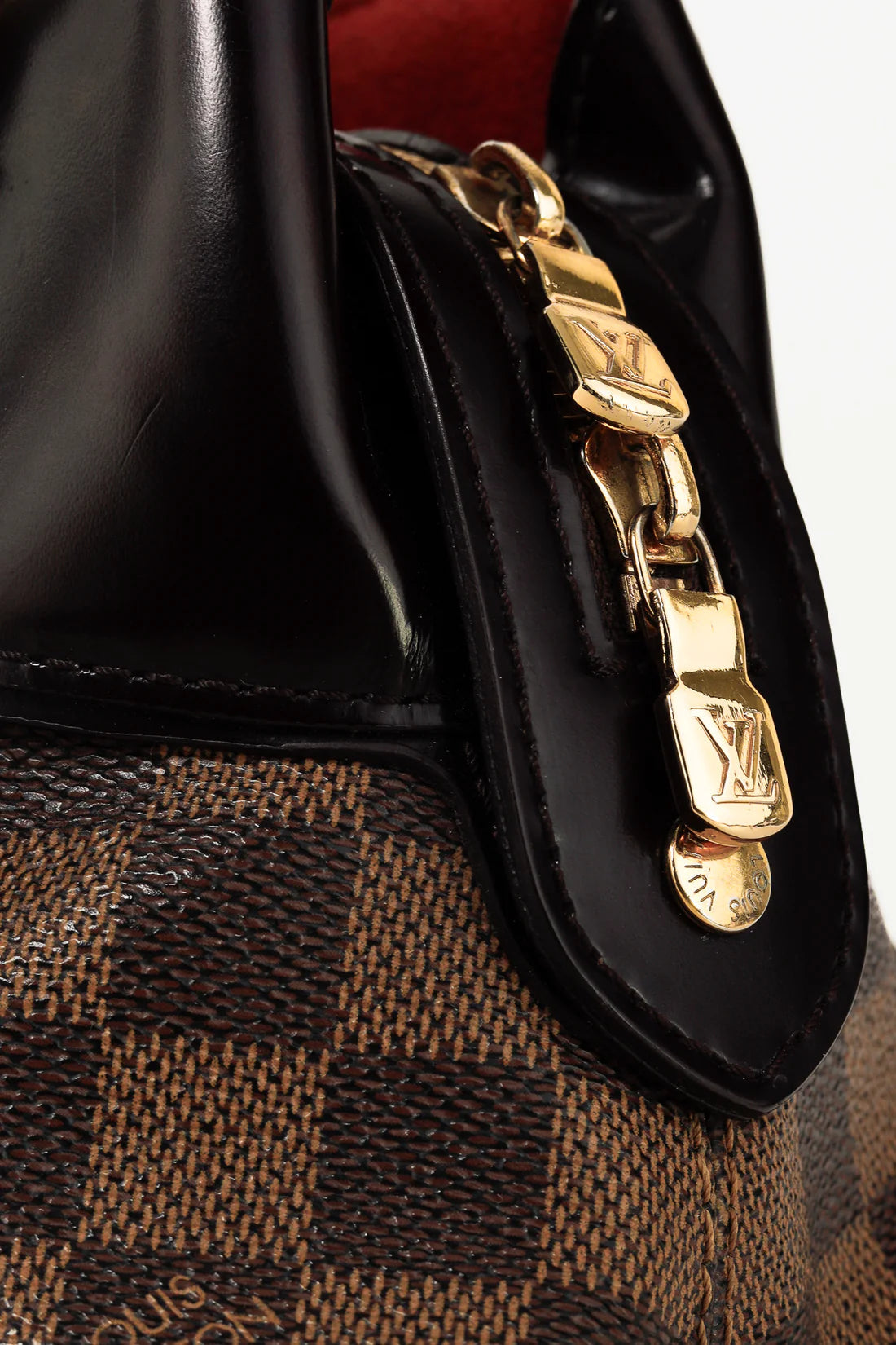 Brown Damier Ebene Sistina PM Double Handle Bag