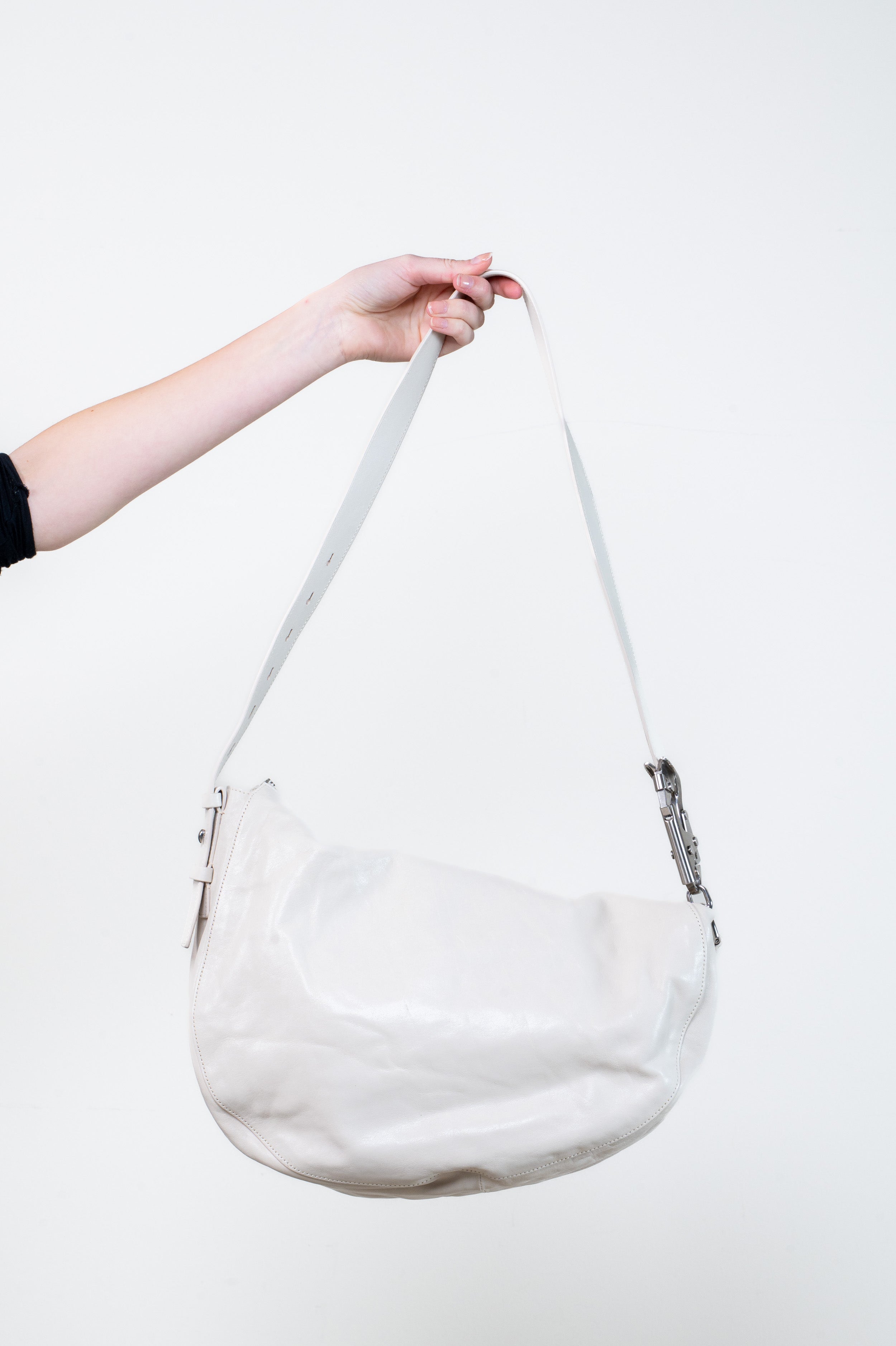 Cream Knight Medium Shoulder Bag