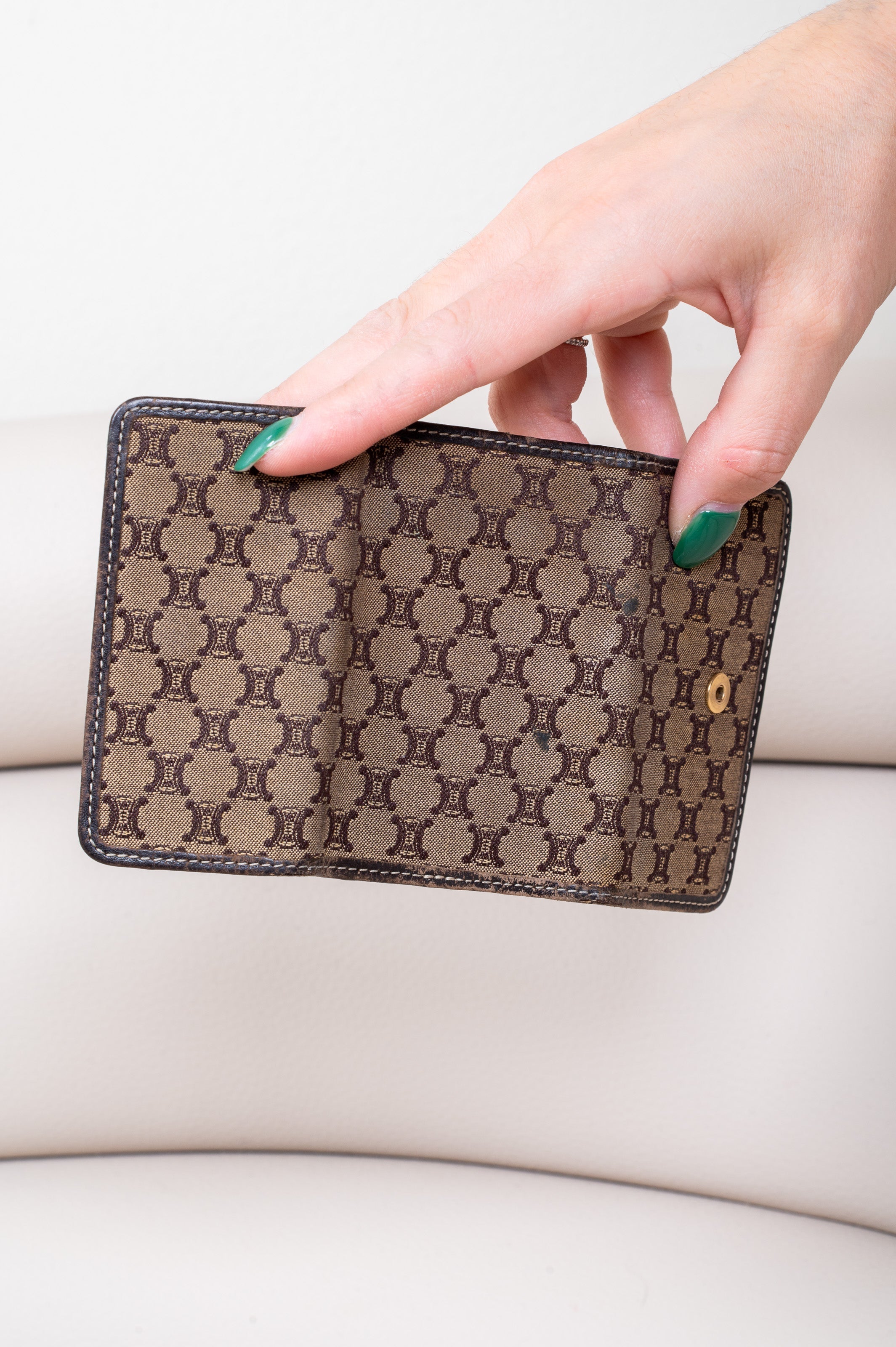 Brown Vintage Canvas Key Holder