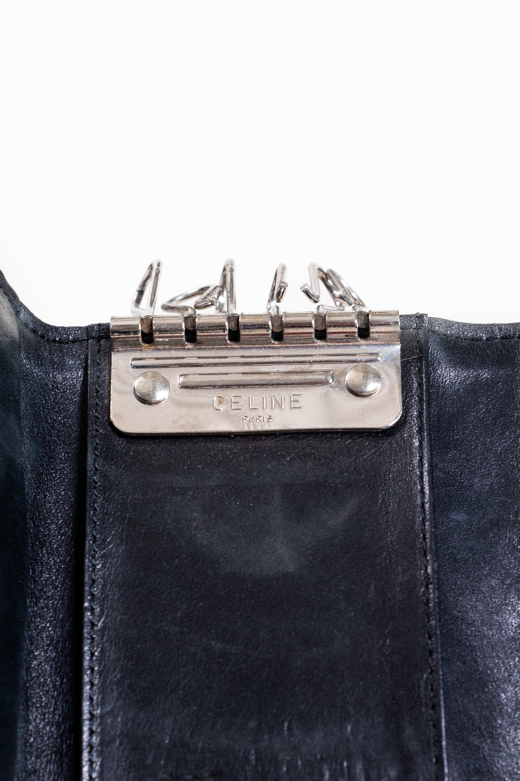 Black Vintage Canvas Key Holder