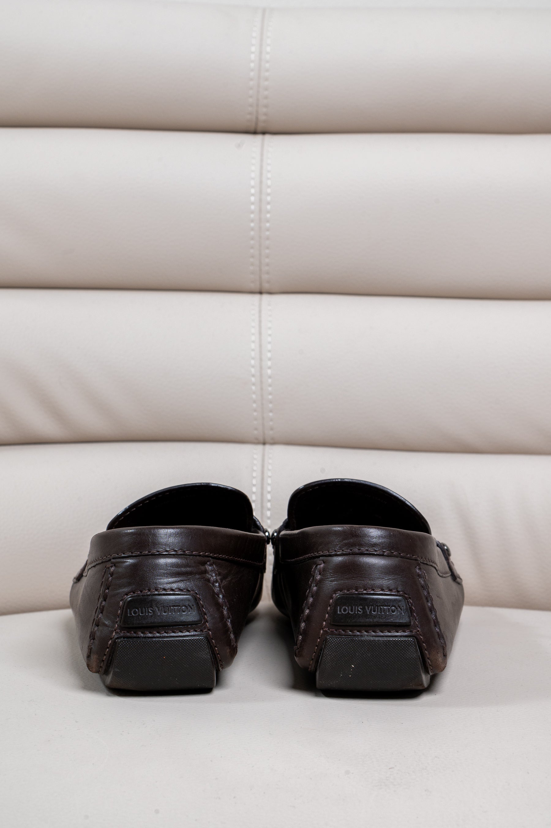 Brown Leather Driving Moccasin