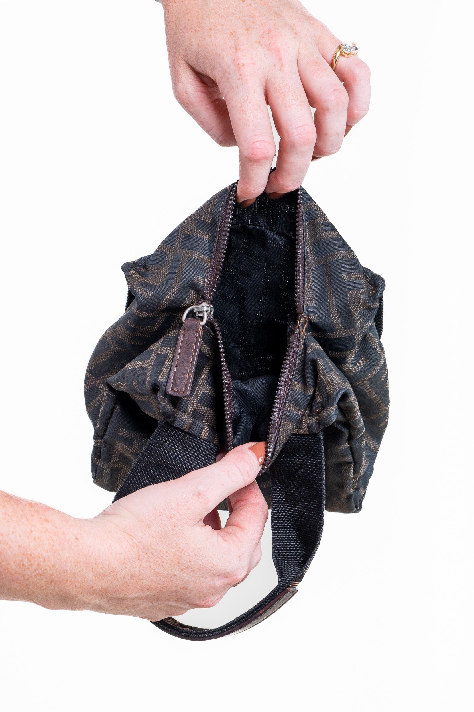 Vintage Small Zucca Print Bag