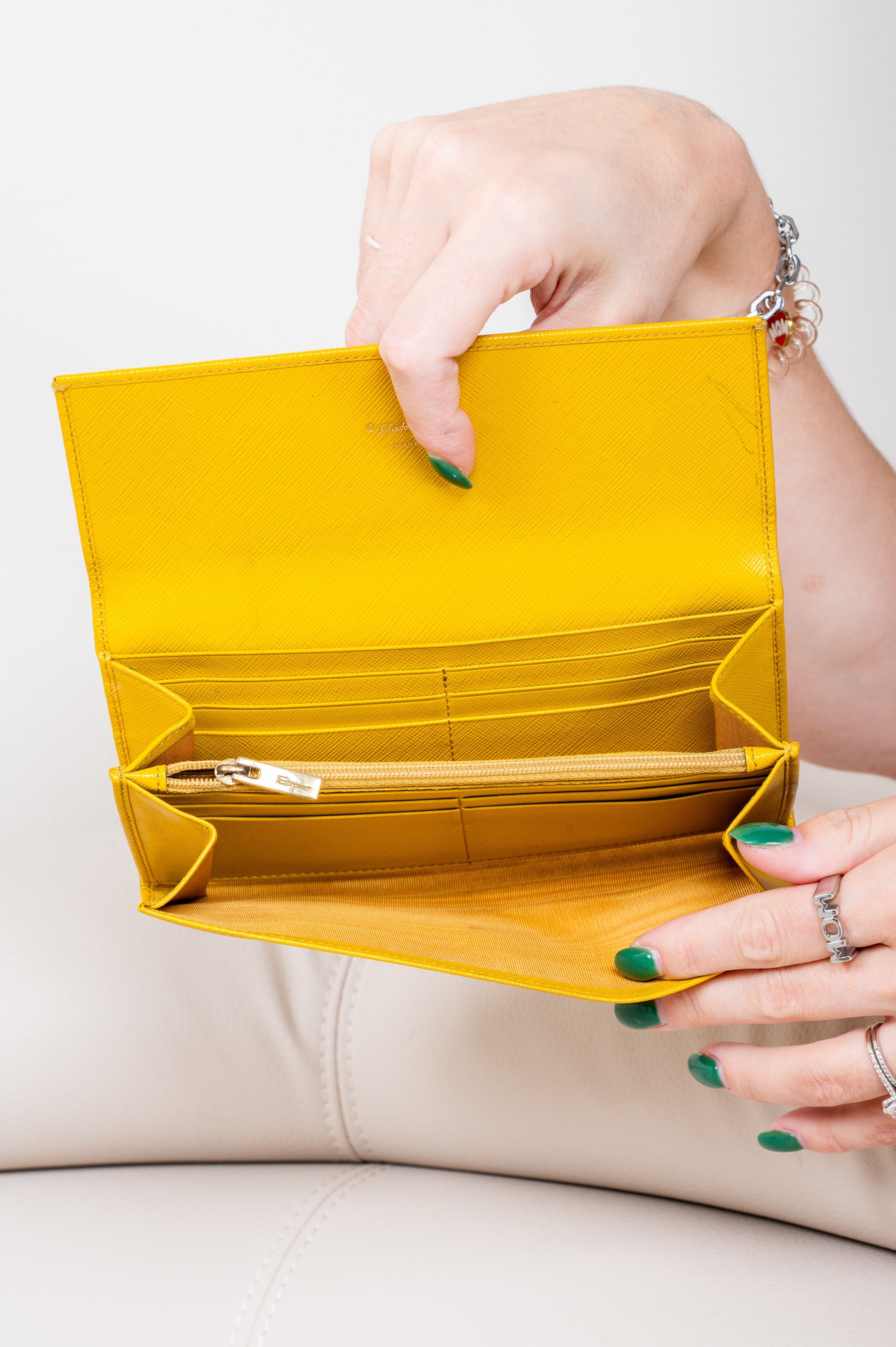 Mustard Logo Continental Wallet