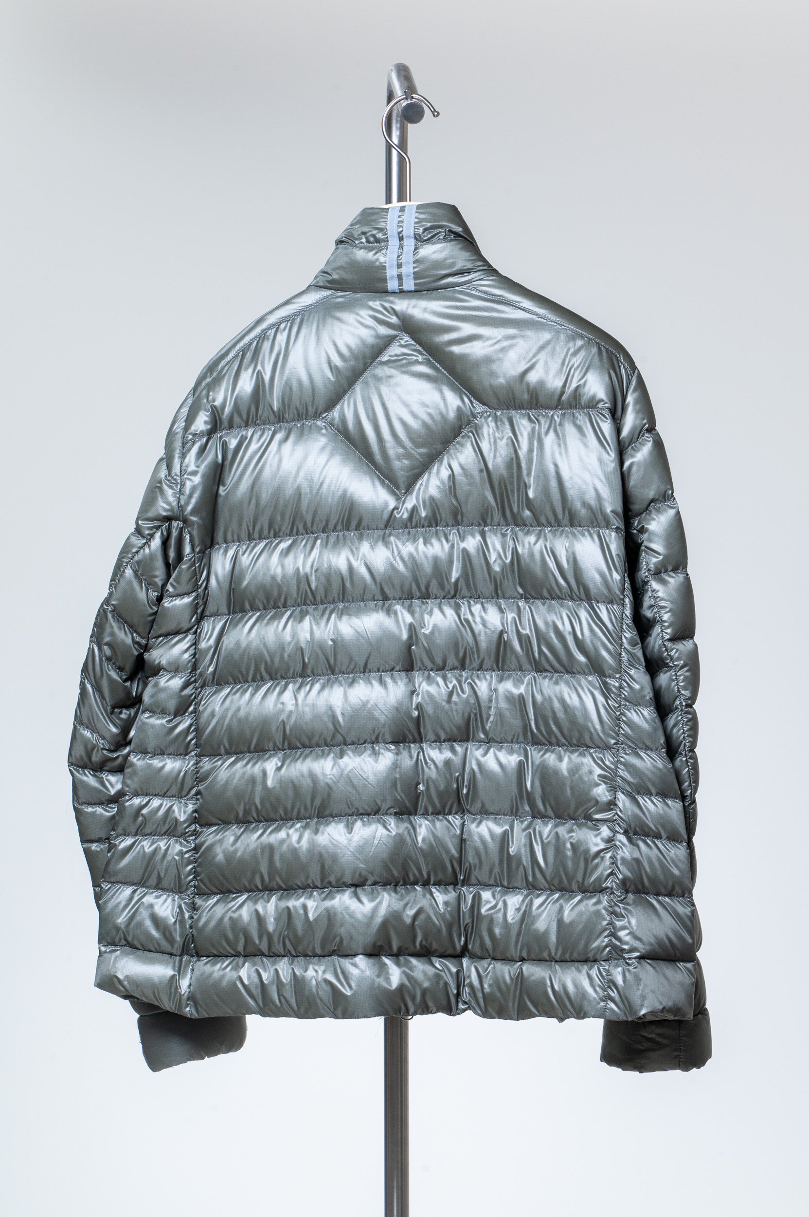Green Shiny Duck Down Puffer Jacket