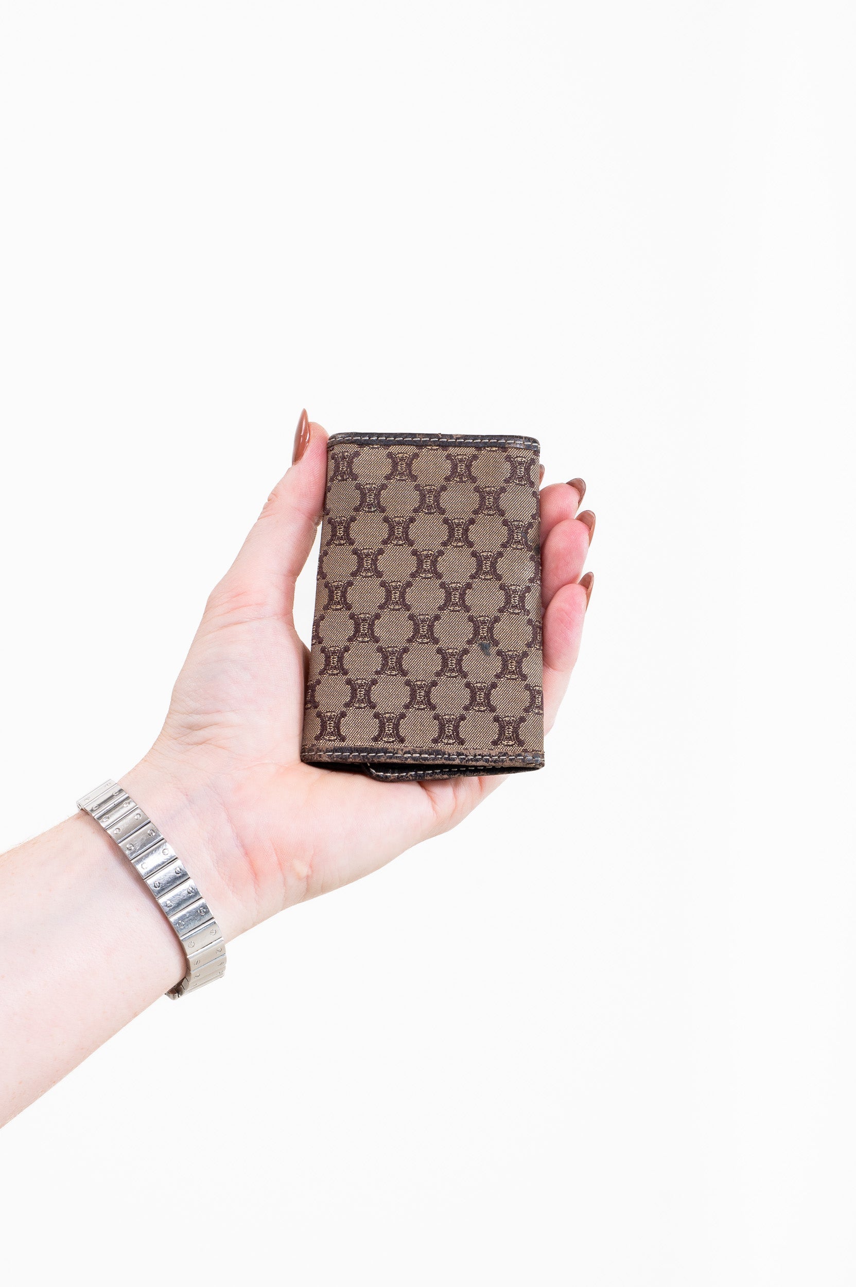 Brown Vintage Canvas Key Holder