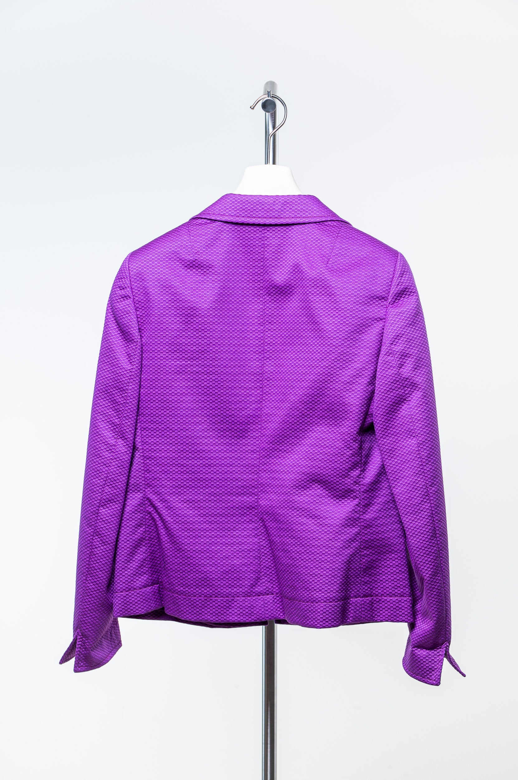 Purple Textured Blazer