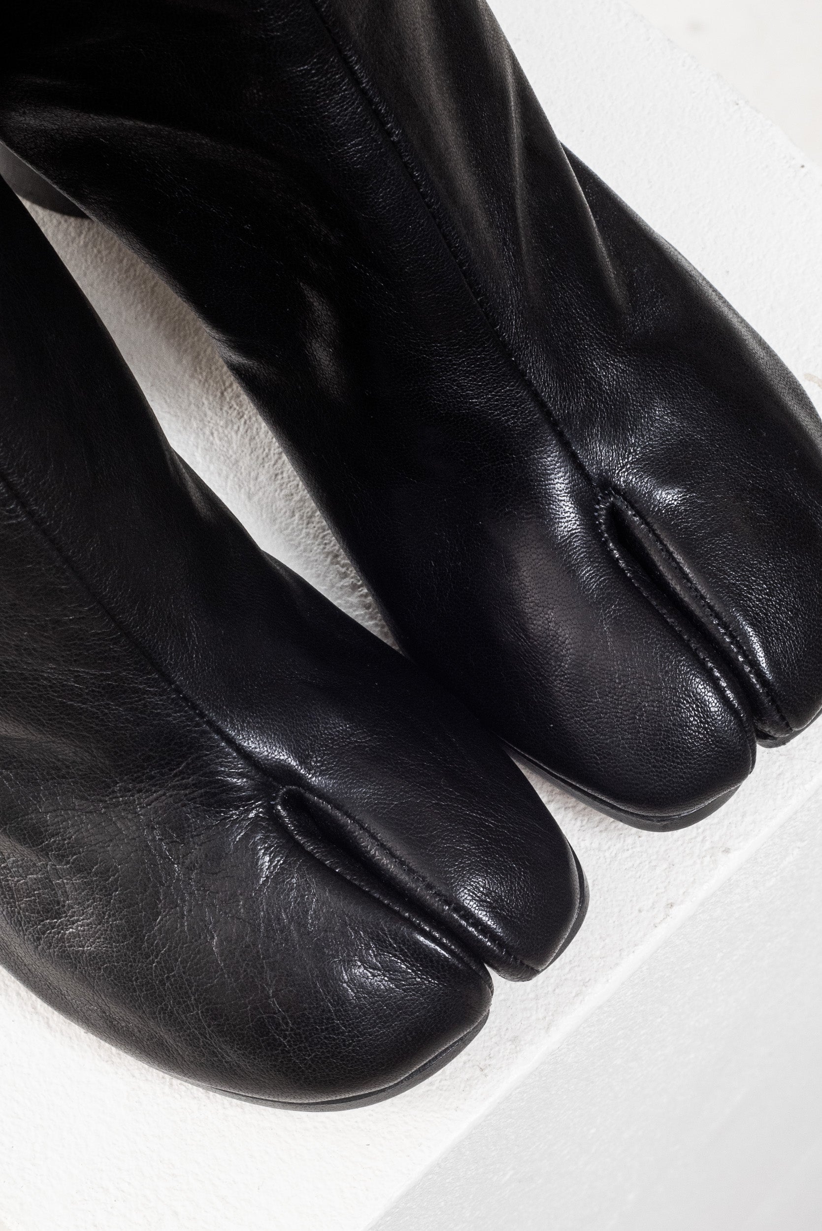 Black Tabi Ankle Boots