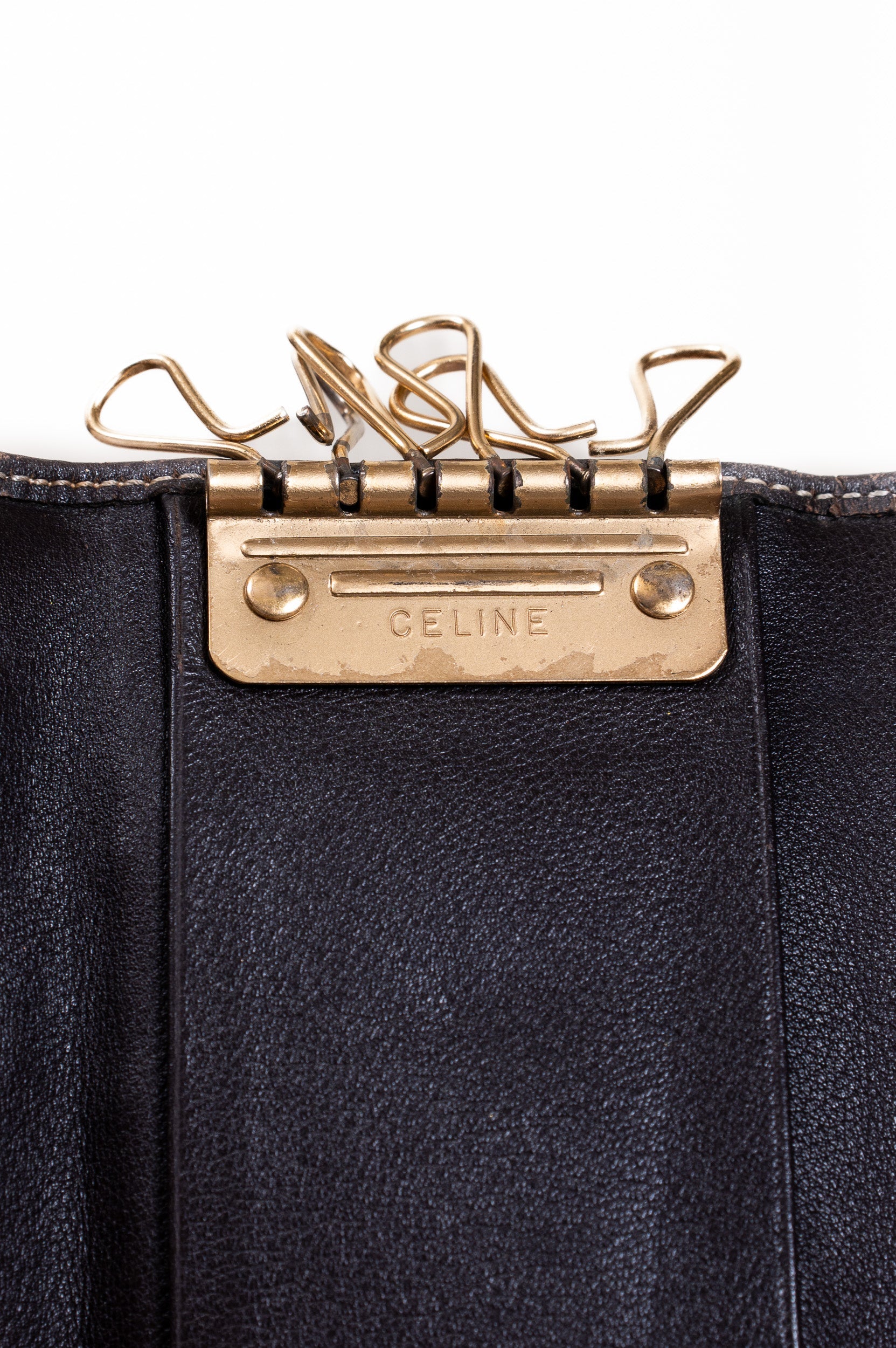 Brown Vintage Canvas Key Holder