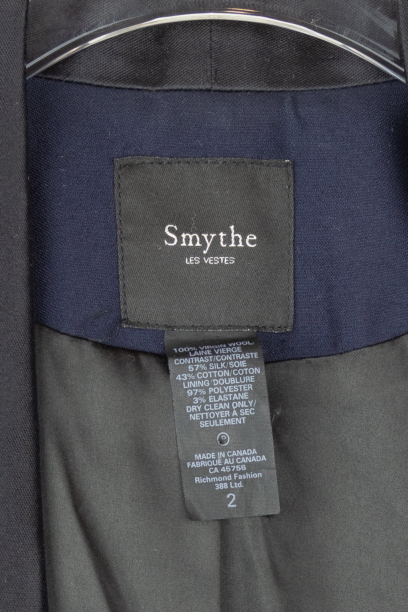 Navy and Black Blazer