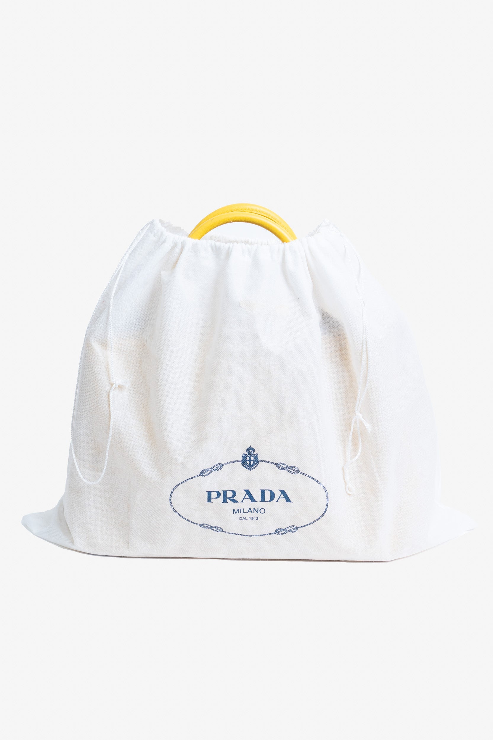 Sunny Yellow Large Galleria Leather Tote Bag w/ Crossbody/Shoulder Strap