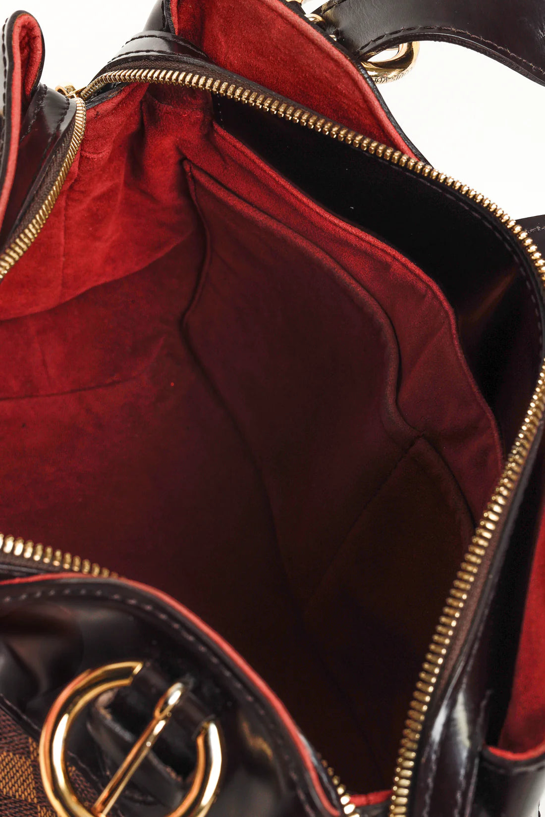 Brown Damier Ebene Sistina PM Double Handle Bag