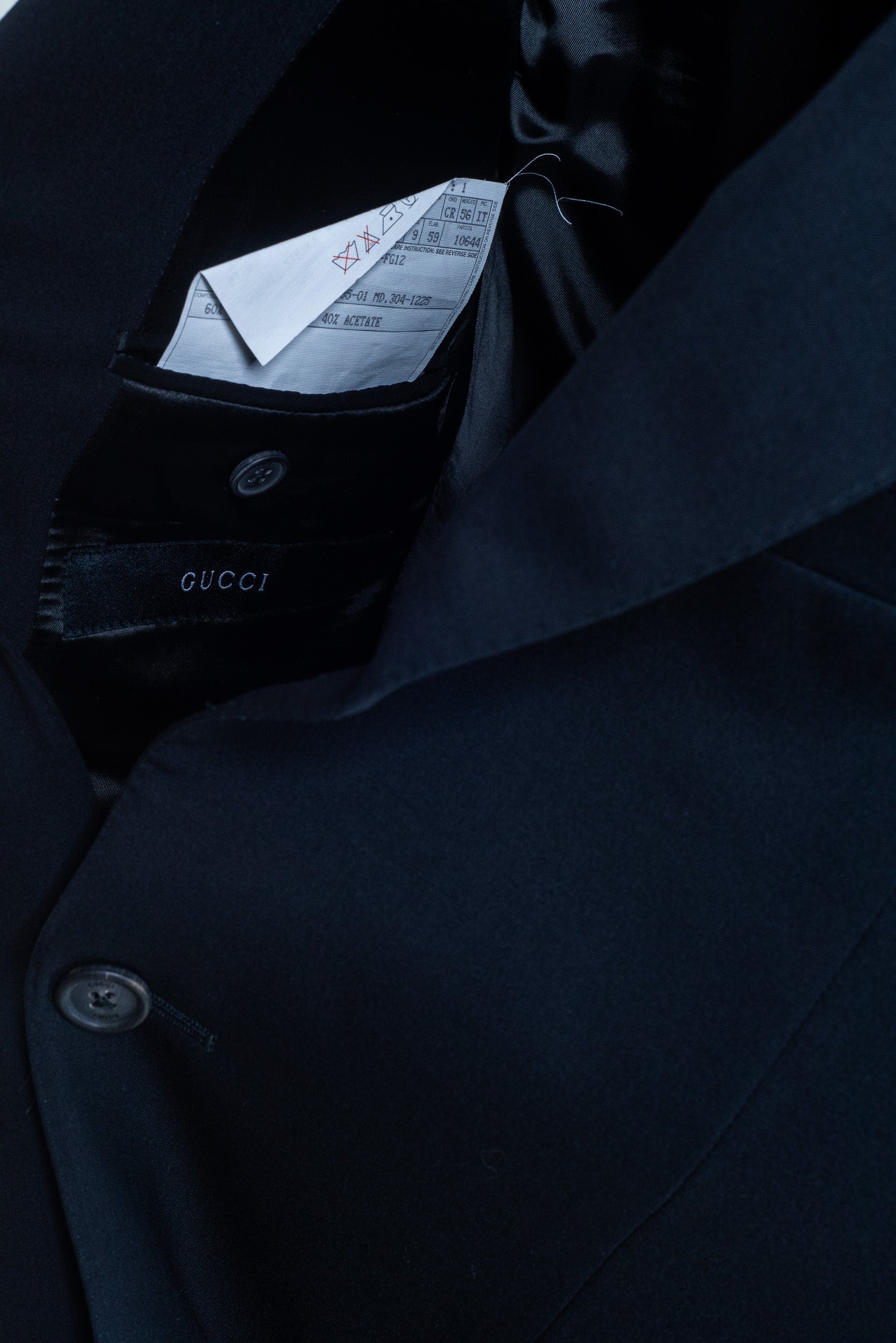 Mens Solid Black Wool Suit Jacket