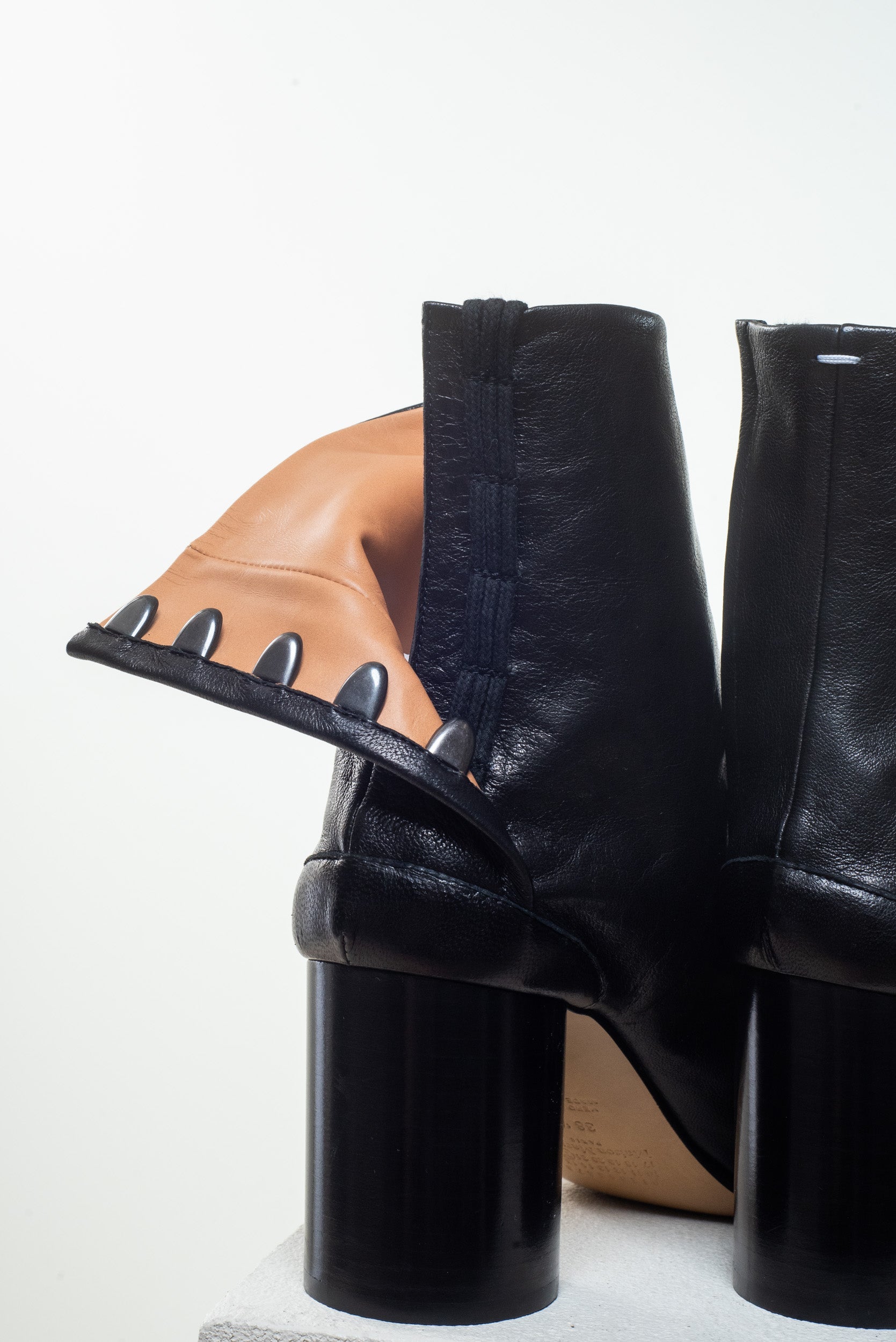 Black Tabi Ankle Boots