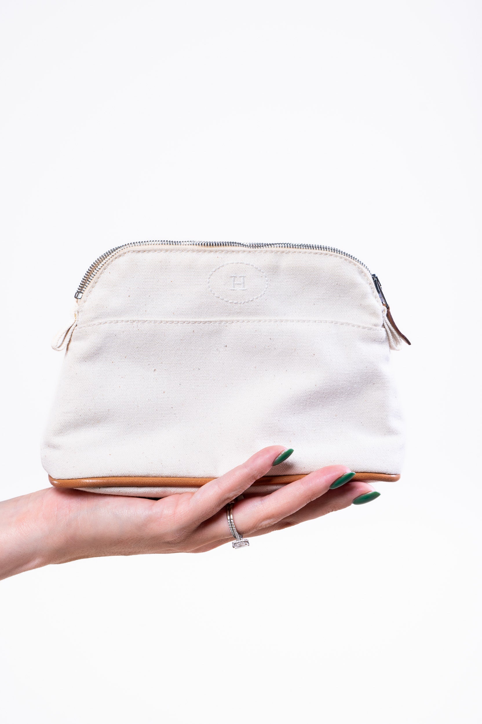 Bolide Pouch PM in Canvas Cream