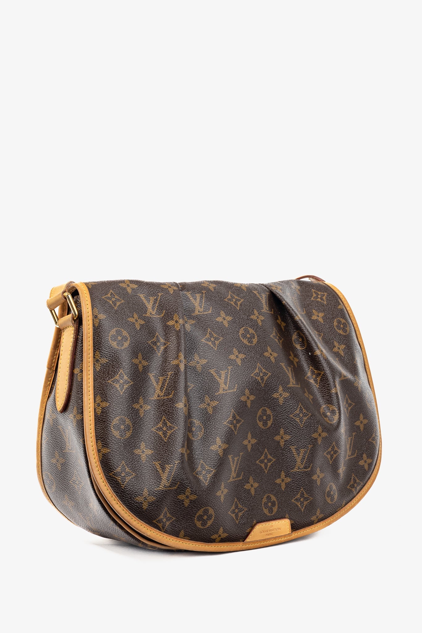 Menilmontant MM Monogram Canvas Messenger Bag