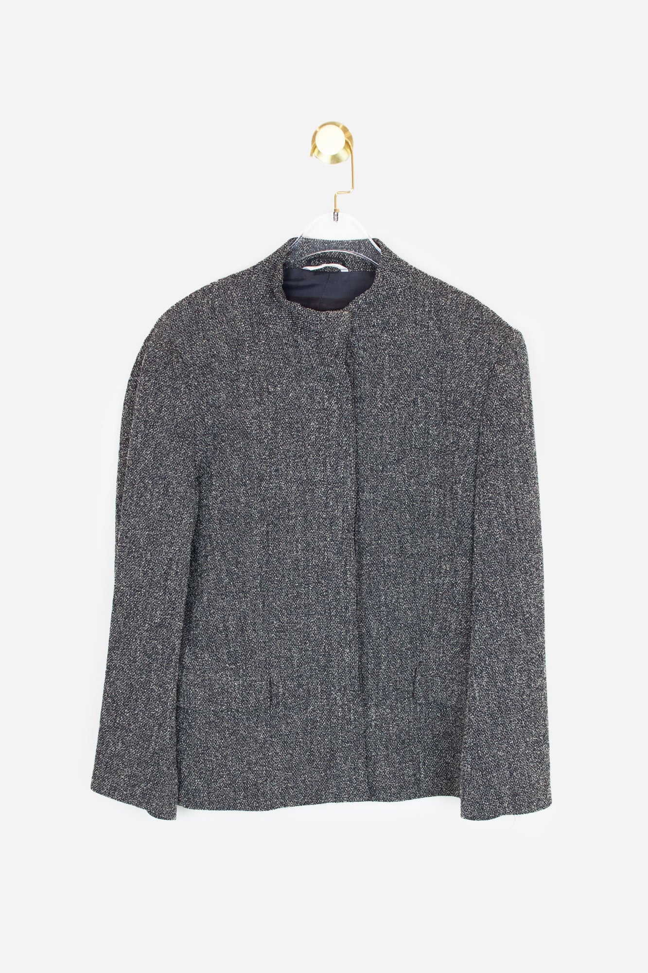 Grey Tweed Pant Suit