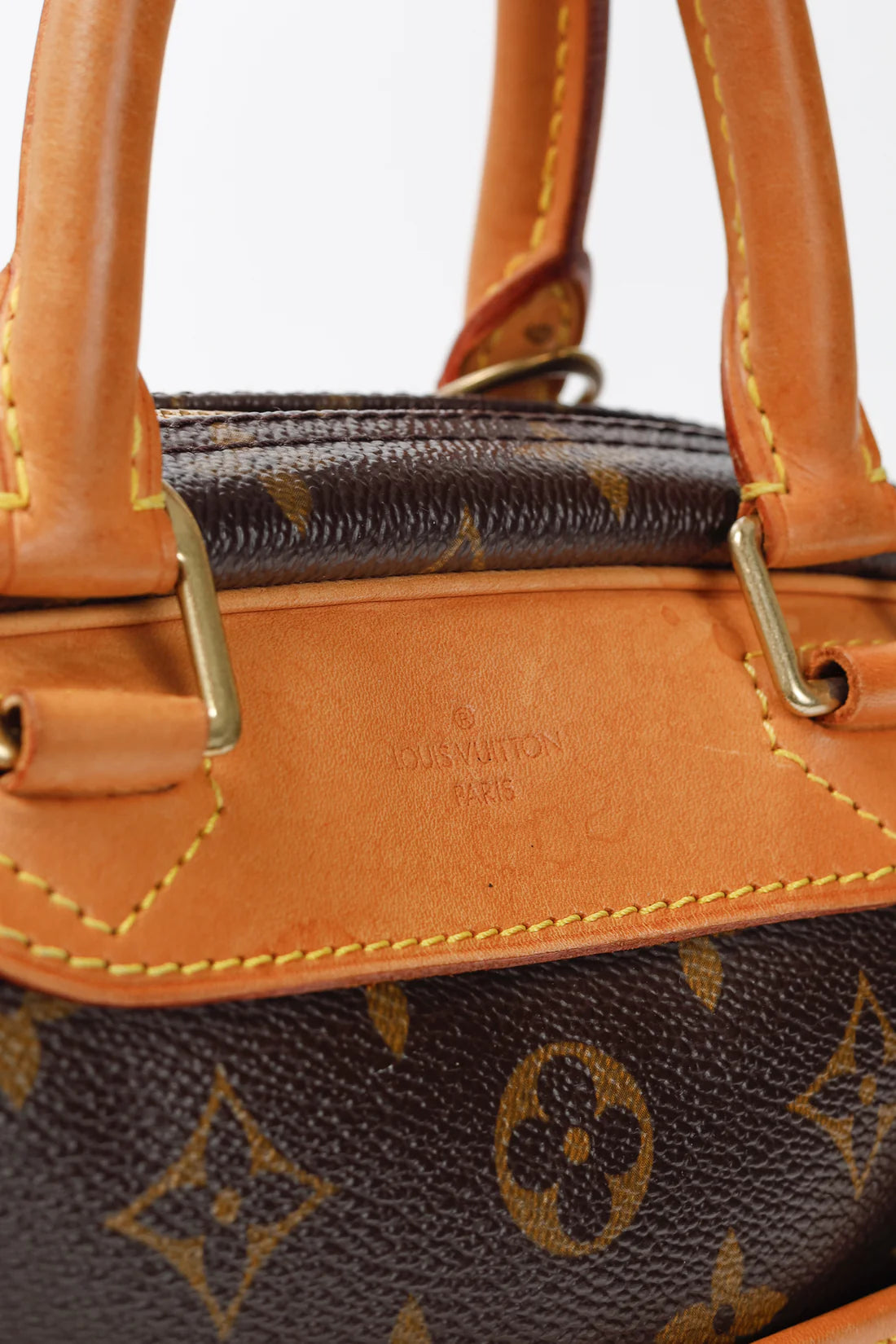 Trouville Monogram Canvas Top-Handle Bag