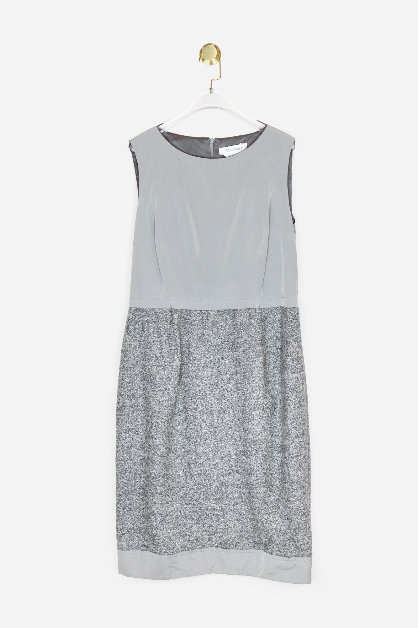 Grey Tweed Dress Suit