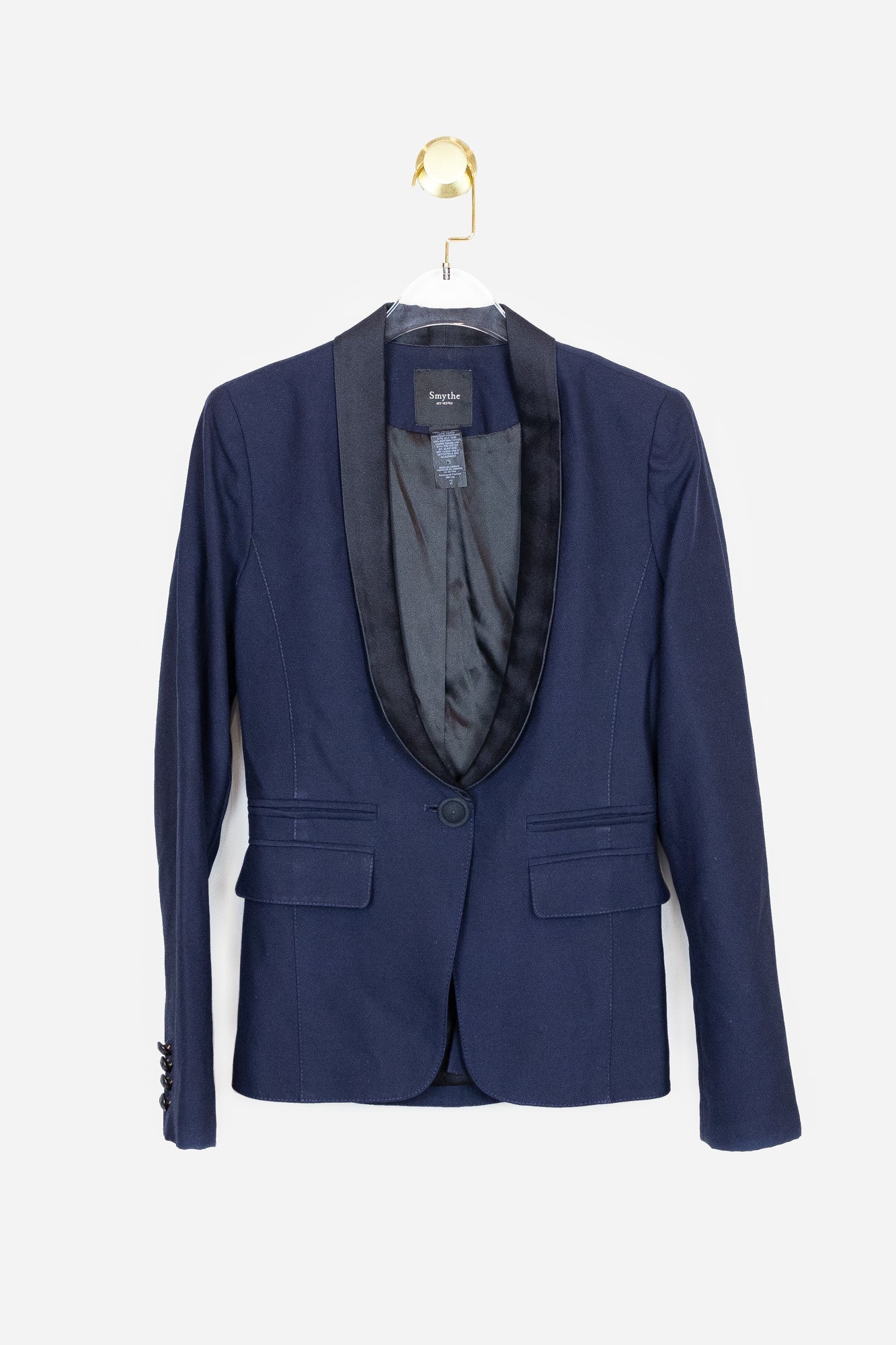 Navy and Black Blazer