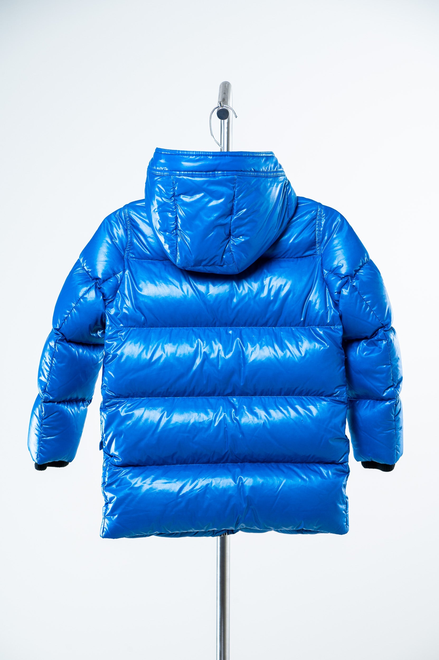 Neon Blue Kids Puffer Jacket Polyamid