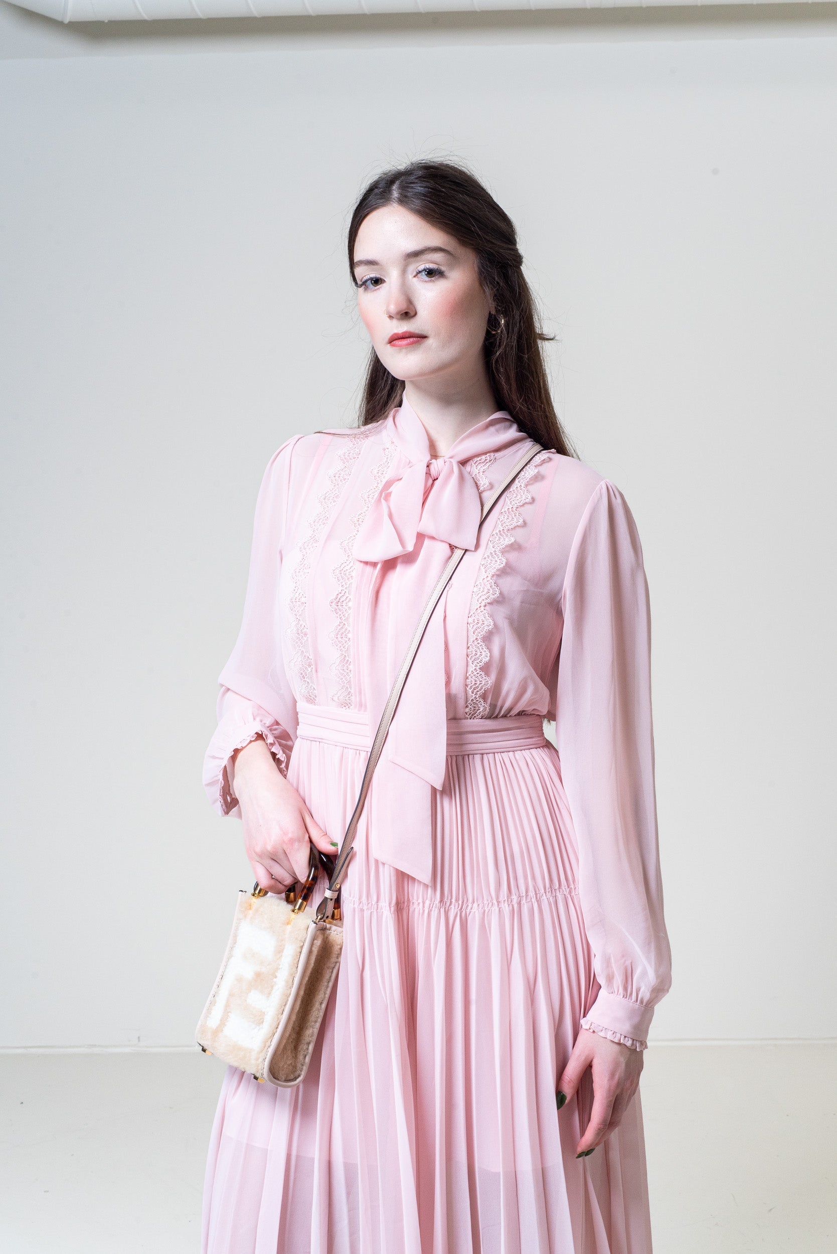 Shearling Mini Sunshine FF Crossbody