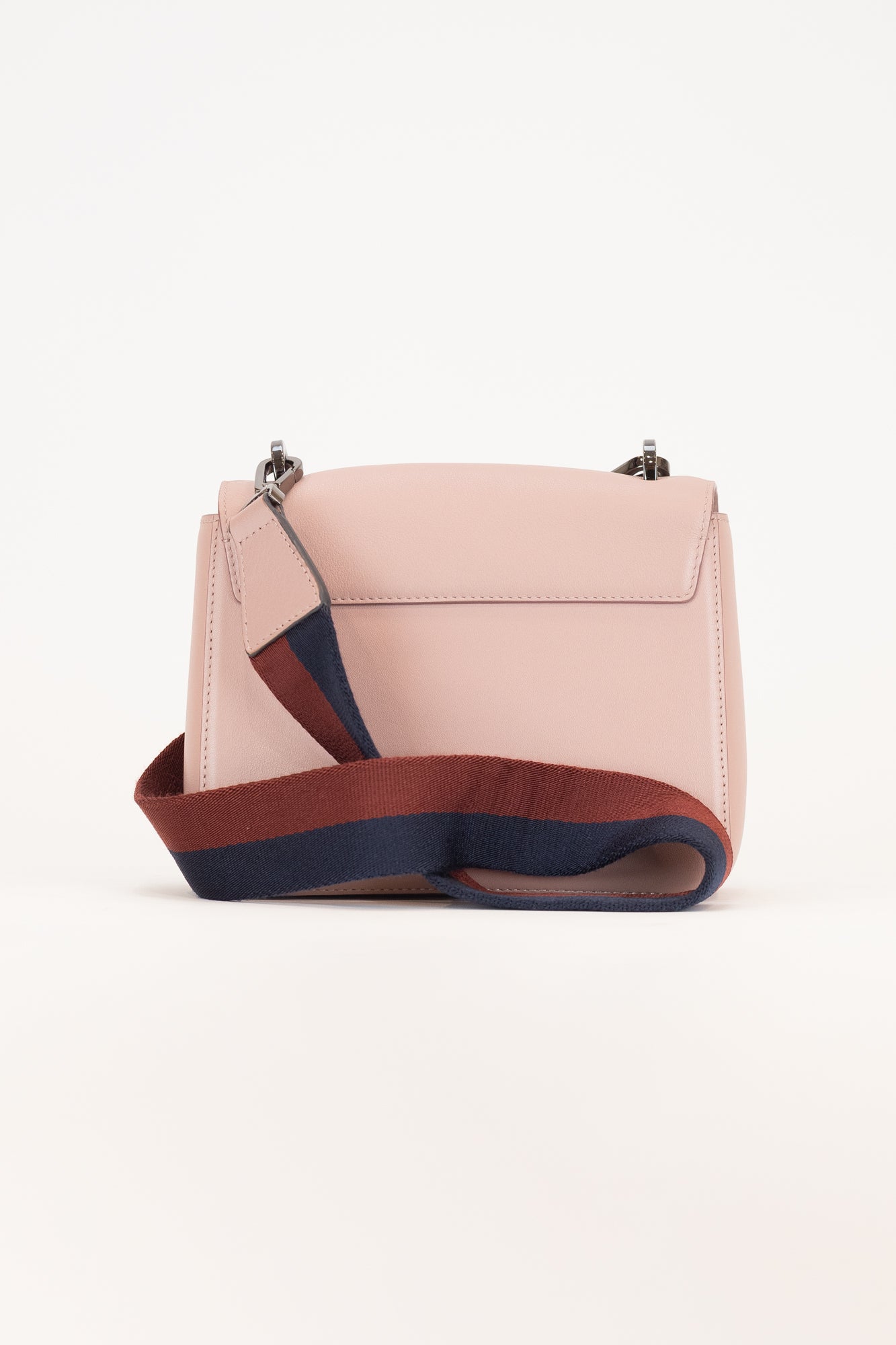 Pink Leather Crossbody