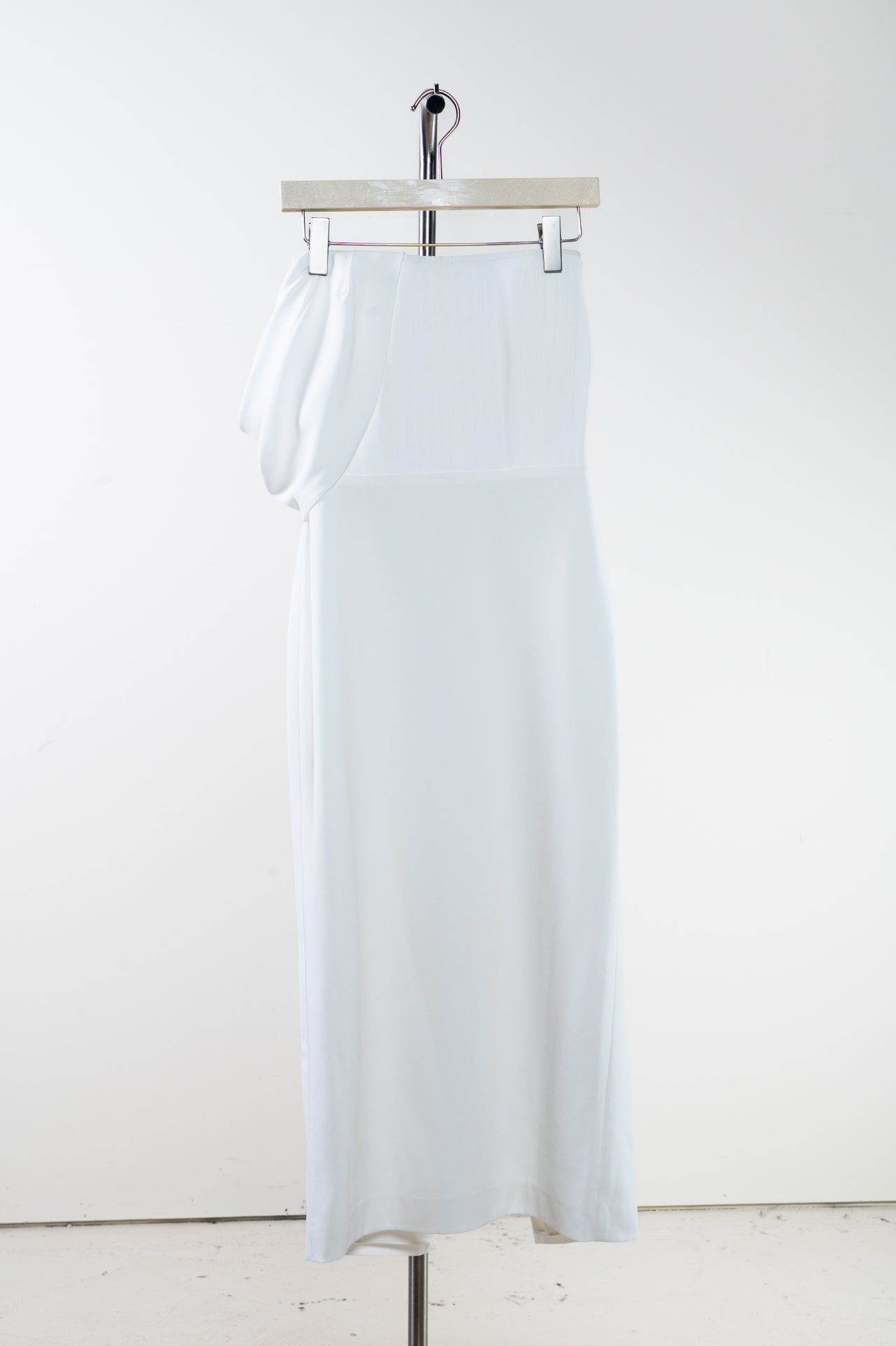 White Strapless Corset Dress