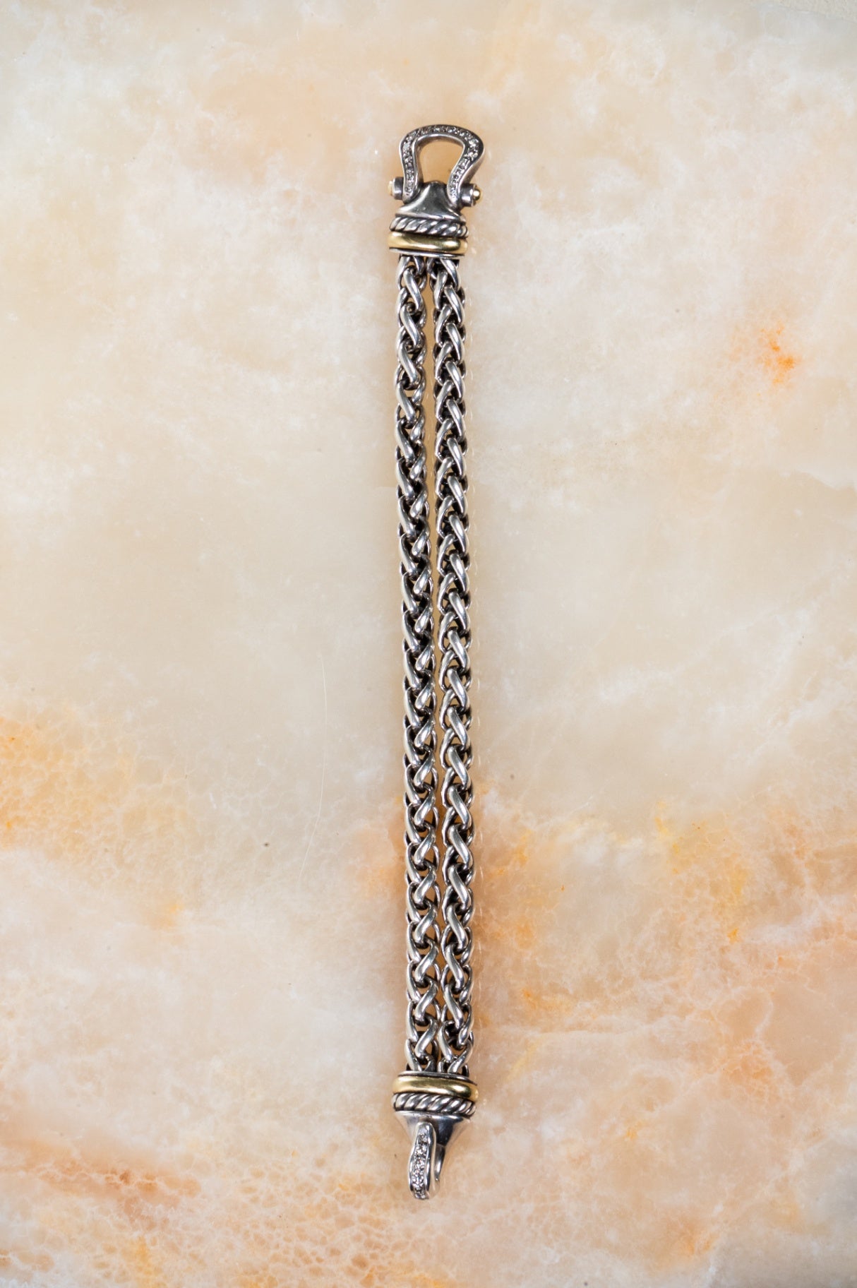 Double Wheat Chain Bracelet