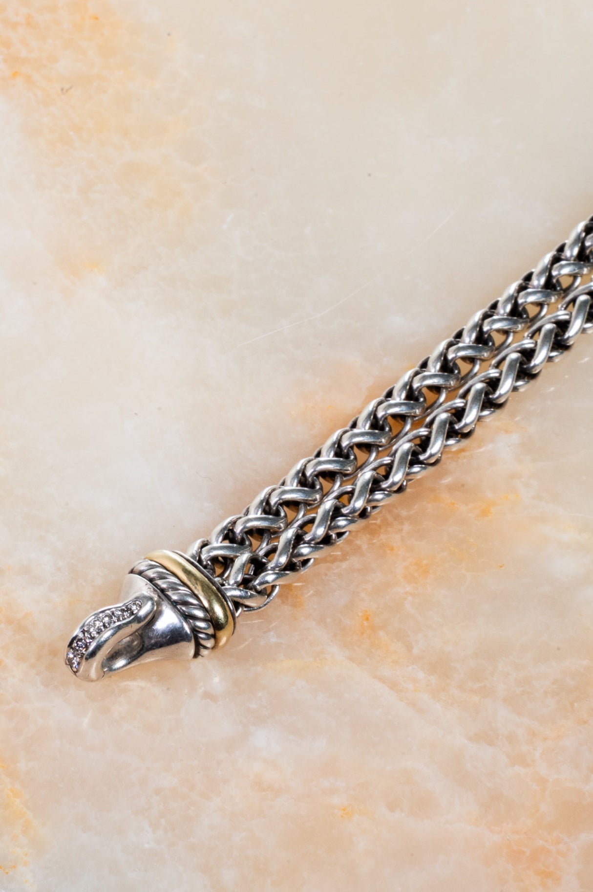 Double Wheat Chain Bracelet