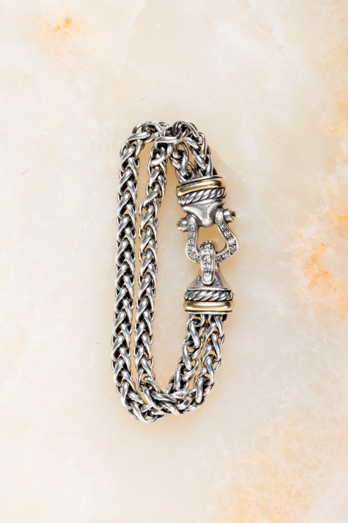 Double Wheat Chain Bracelet