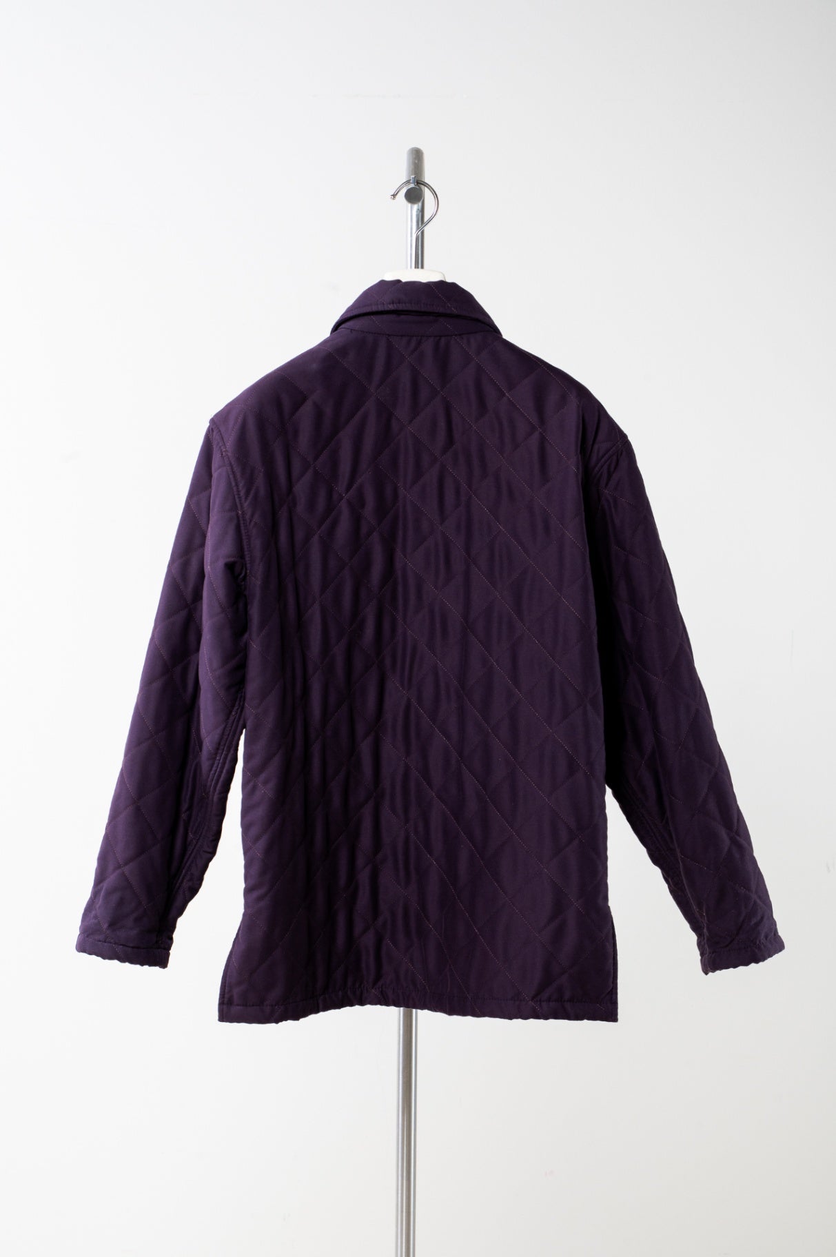 Purple Quilted Jacket chdup