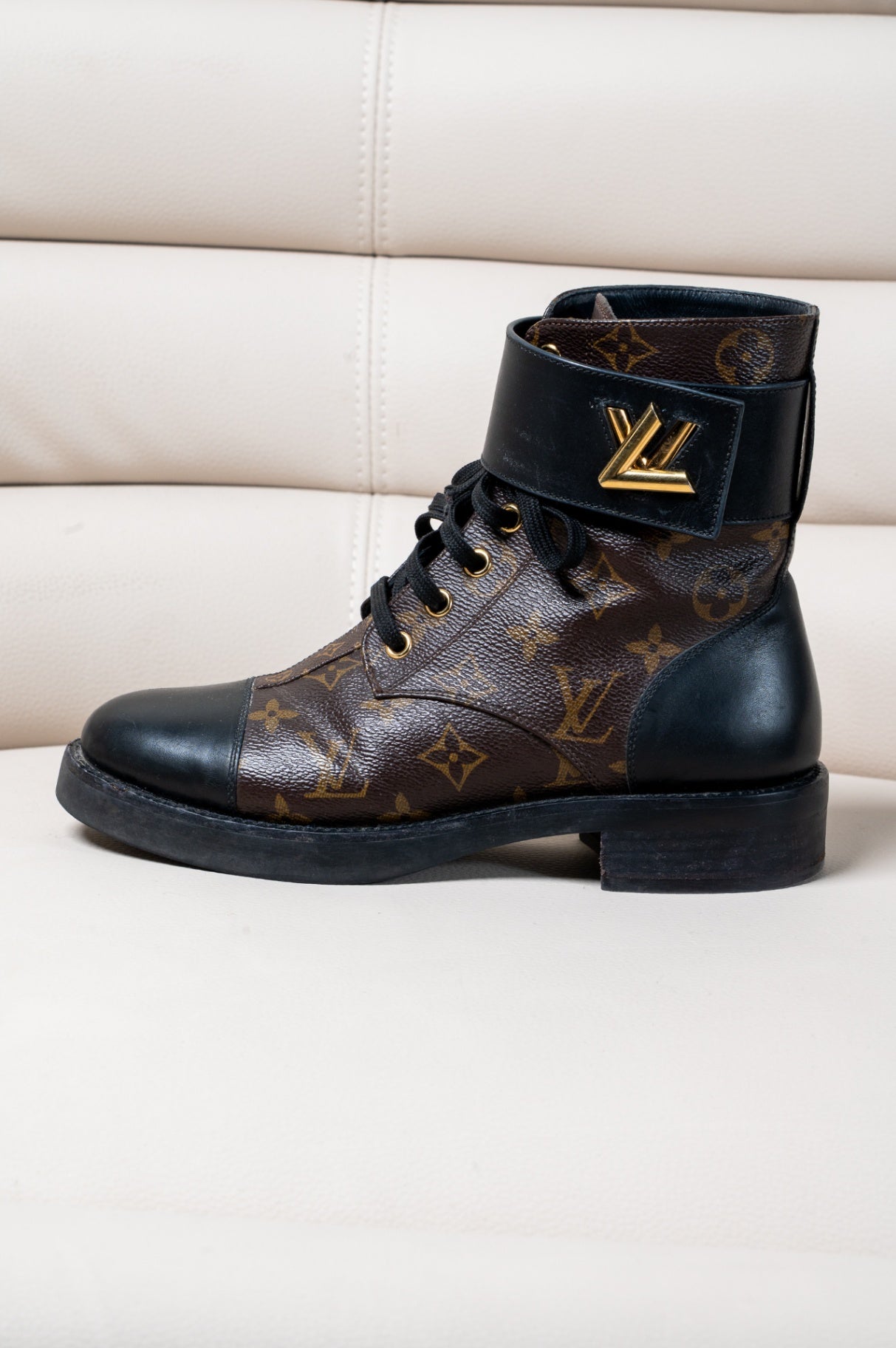 Monogram Wonderland Flat Ranger Combat Boot chdup