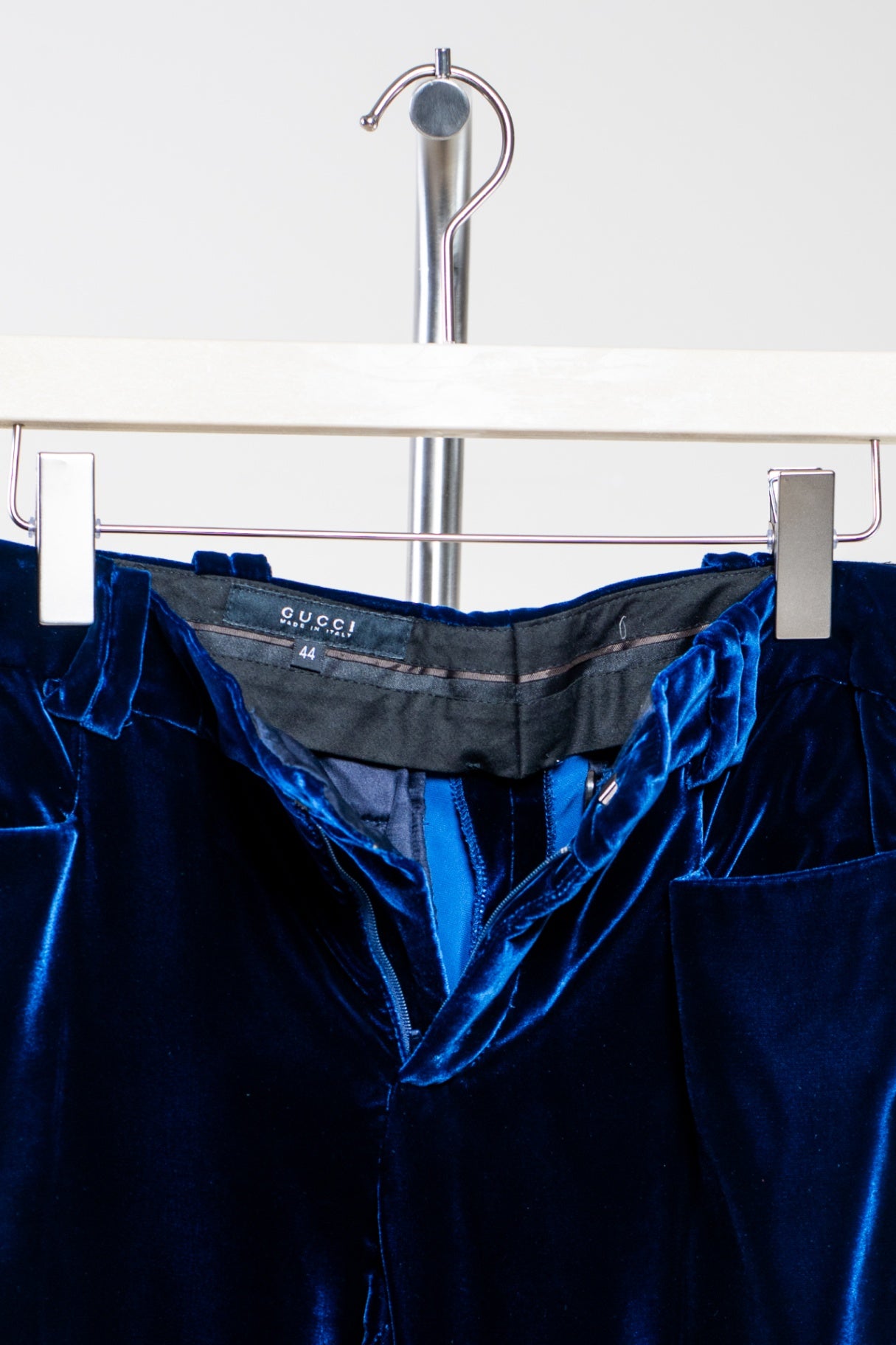 Blue Velvet Flare Dress Pant chdup