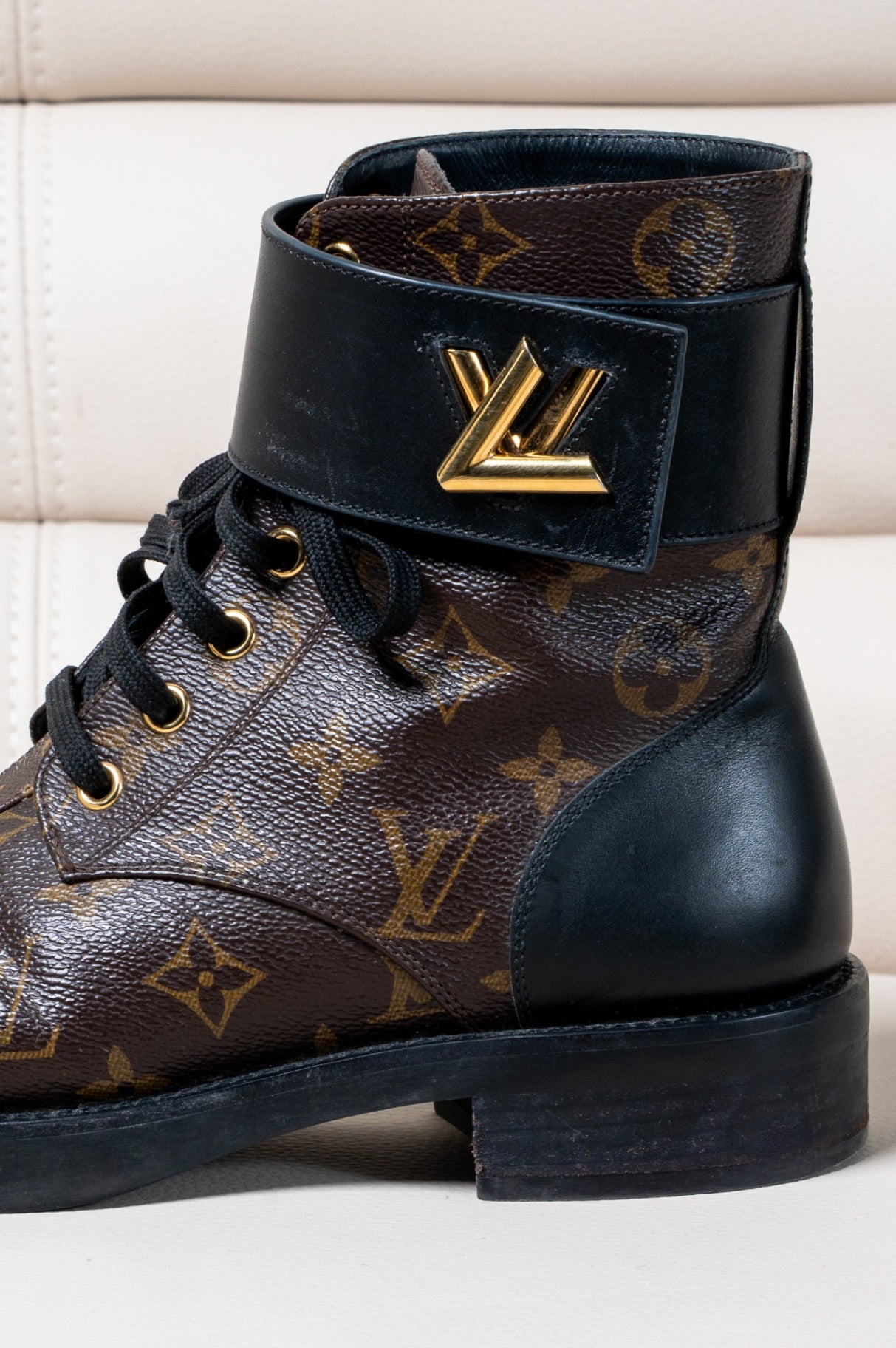 Monogram Wonderland Flat Ranger Combat Boot chdup