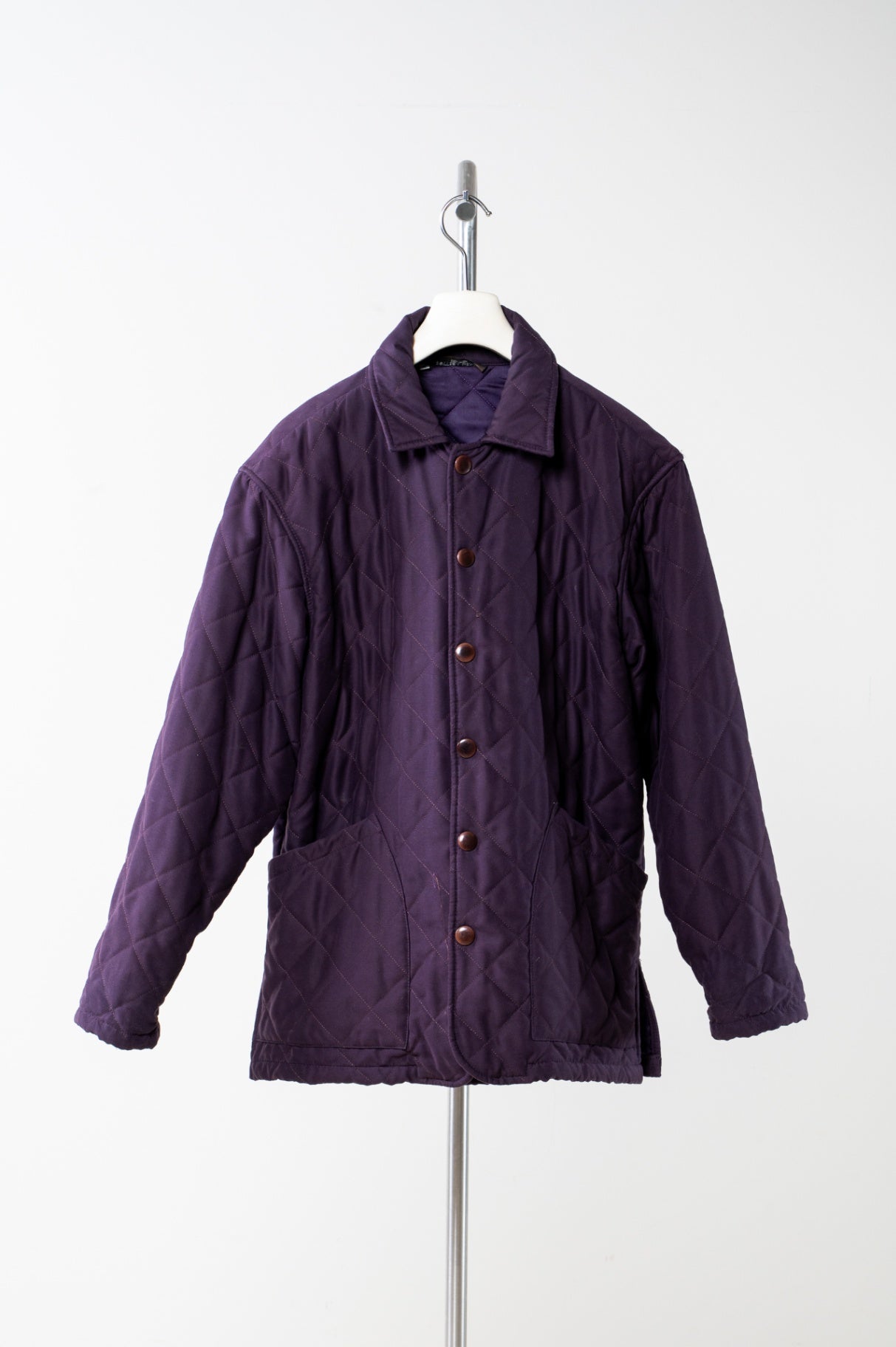 Purple Quilted Jacket chdup